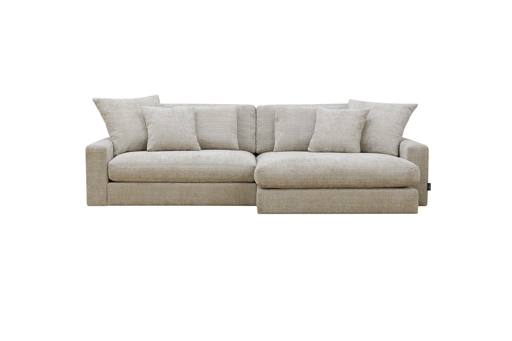 Canapé angle velours réversible tissu doux - VITO - Image 35