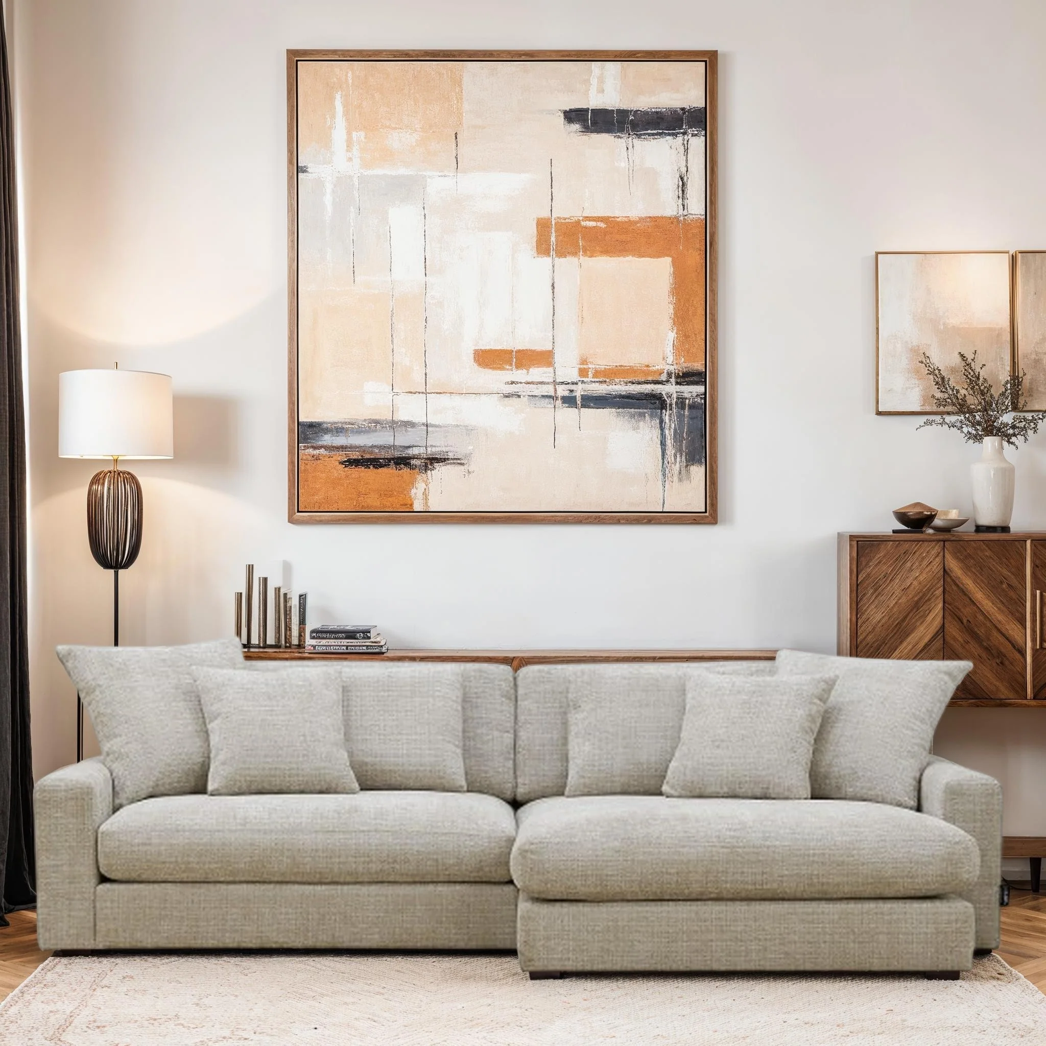 Canapé angle velours réversible tissu doux - VITO - Image 36