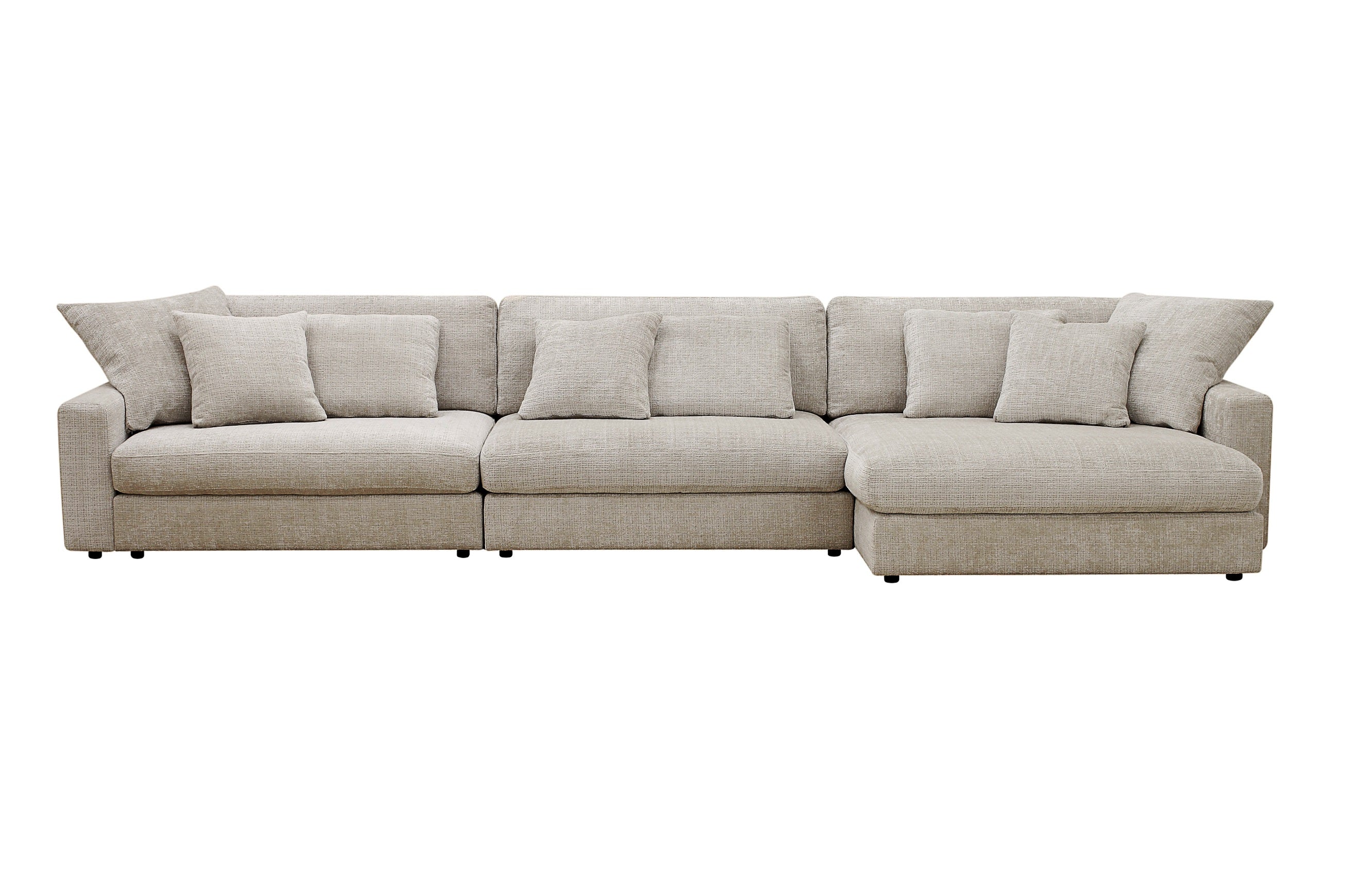 Canapé angle velours réversible tissu doux - VITO - Image 40