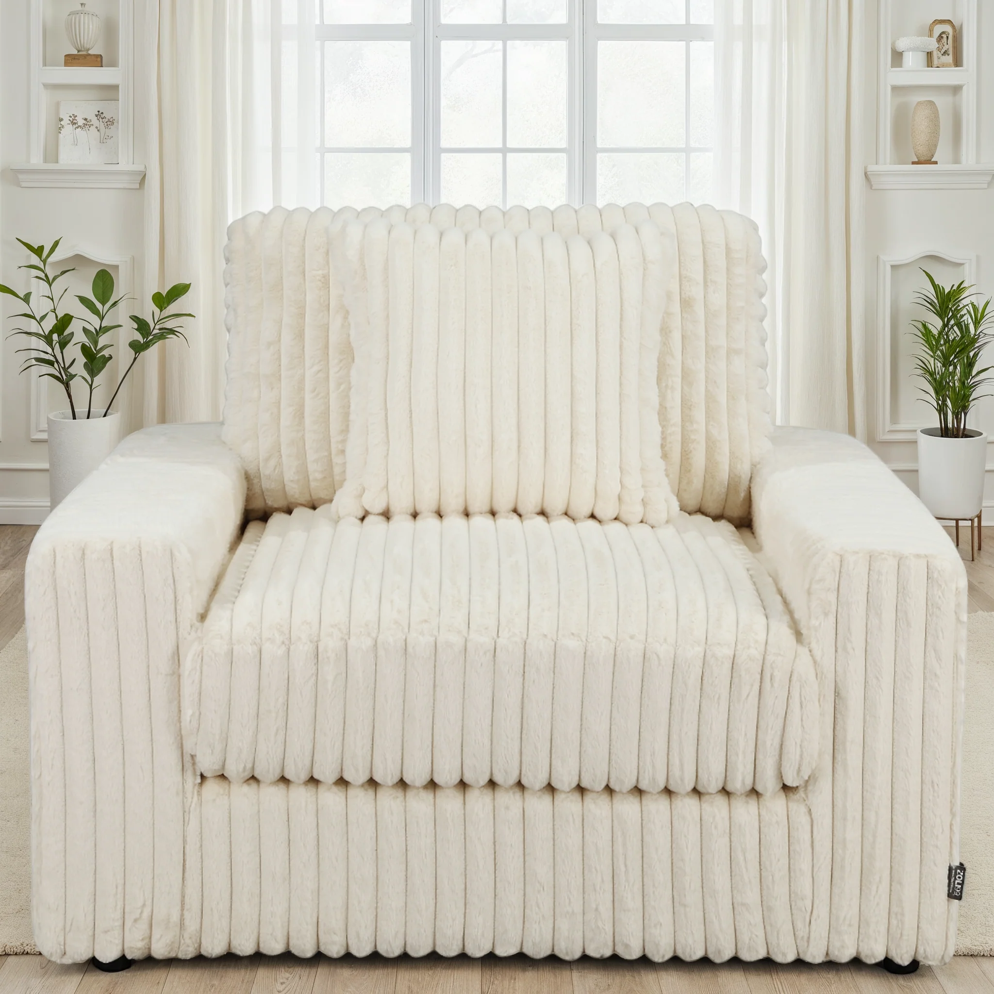 Canapé en tissu, H82CM - VITO - Image 6