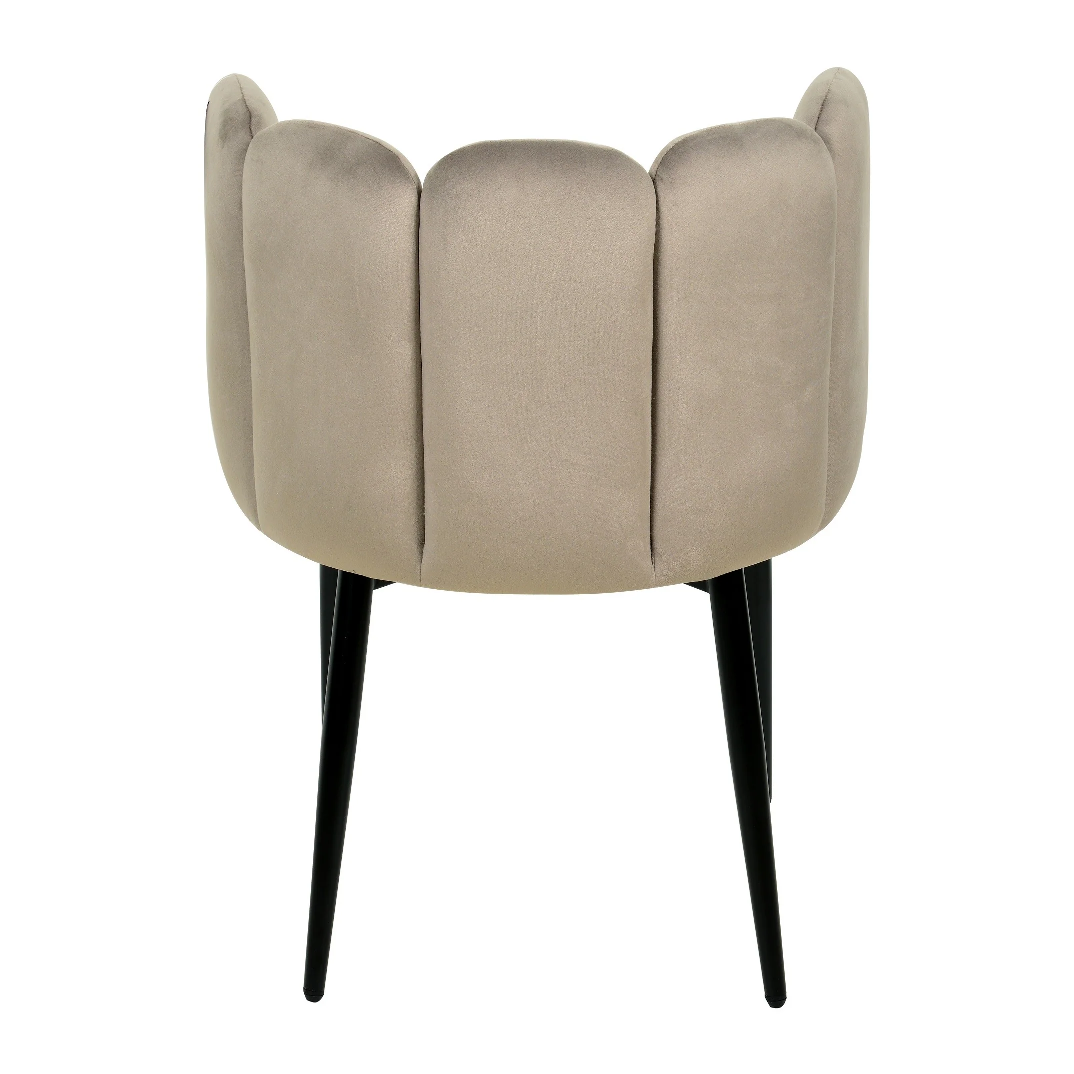 Chaise coquillage en velours anti tâche - CONNOR - Image 12