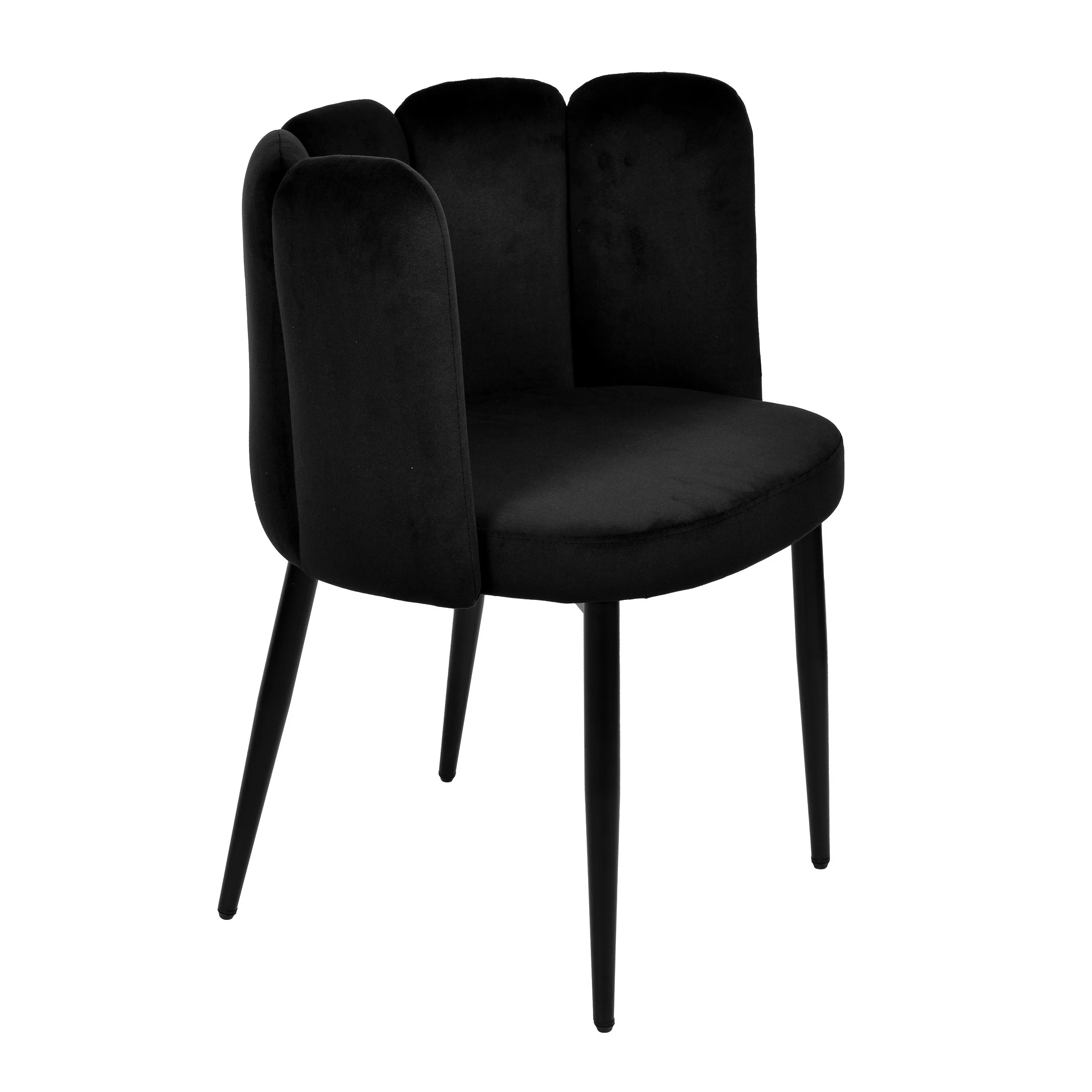 Chaise coquillage en velours anti tâche - CONNOR - Image 15