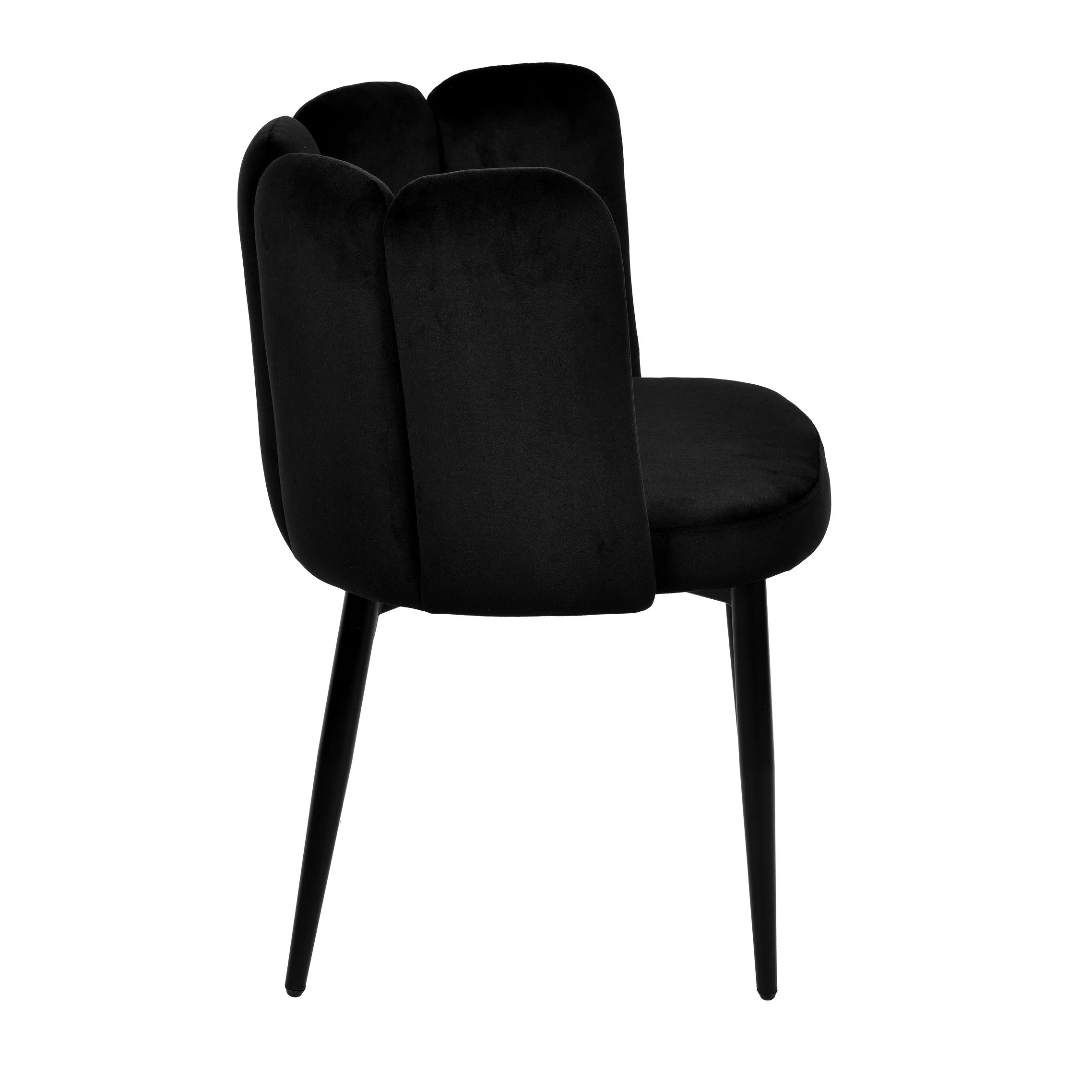 Chaise coquillage en velours anti tâche - CONNOR - Image 16