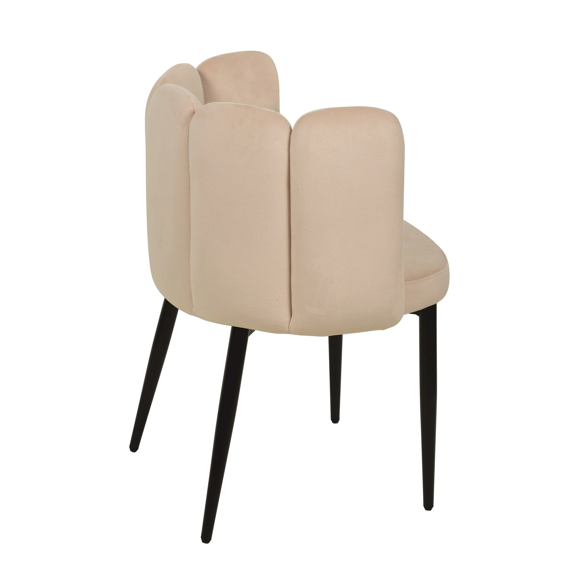Chaise coquillage en velours anti tâche - CONNOR - Image 5