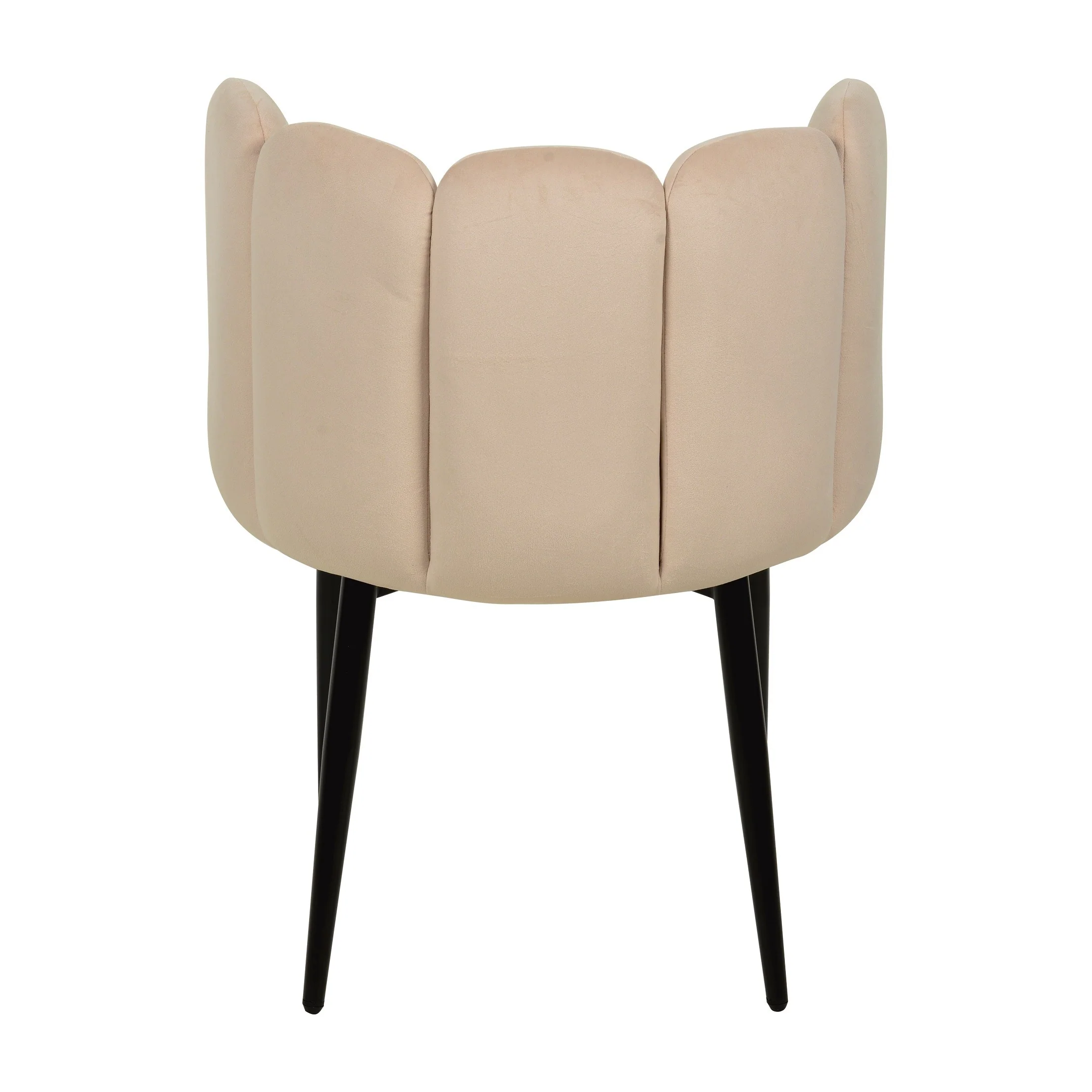 Chaise coquillage en velours anti tâche - CONNOR - Image 6