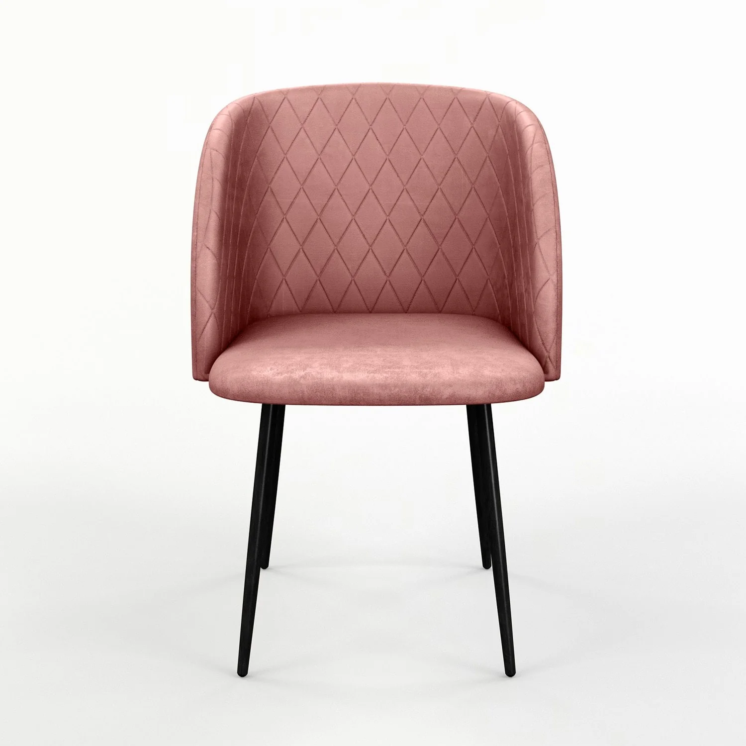 Chaise de salle à manger capitonnée tissu anti-tache-HESTER - Image 26