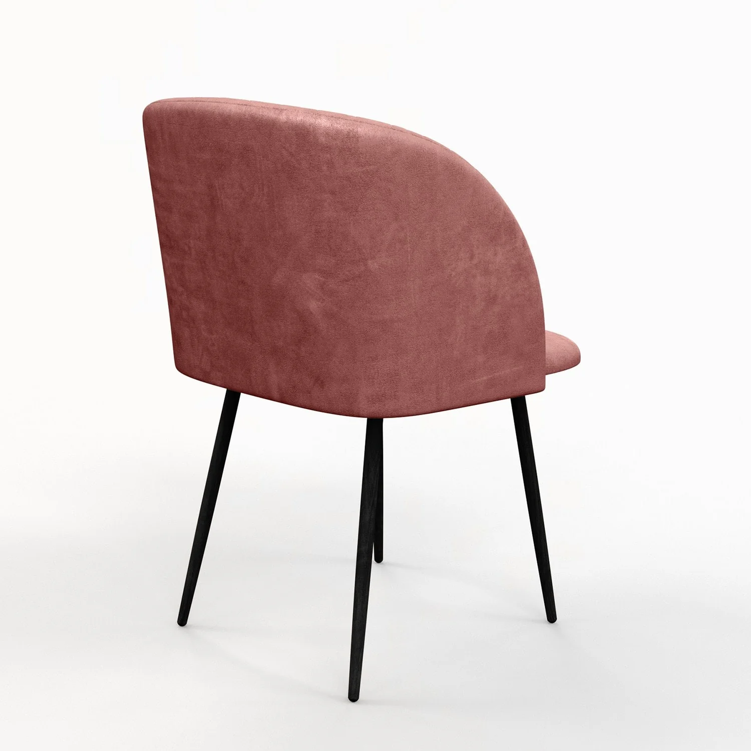 Chaise de salle à manger capitonnée tissu anti-tache-HESTER - Image 28