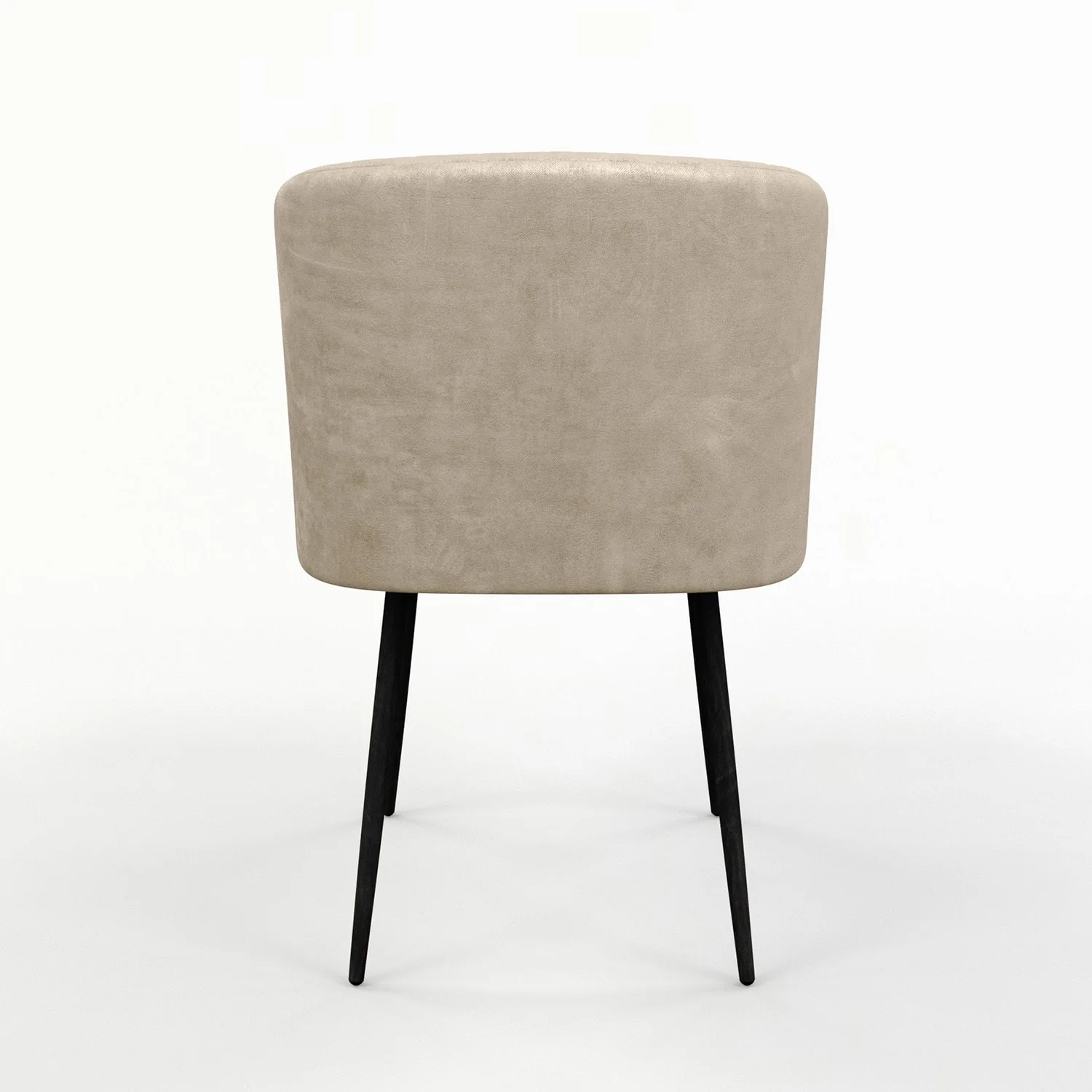 Chaise de salle à manger capitonnée tissu anti-tache-HESTER - Image 35