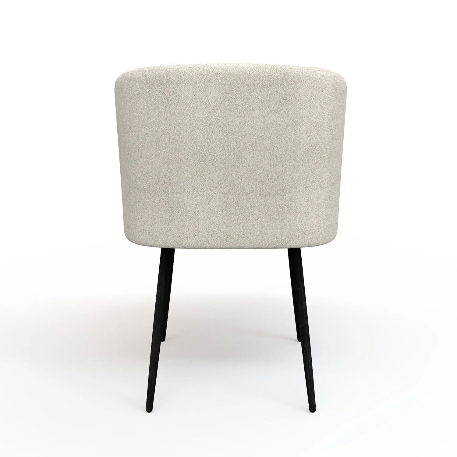 Chaise de salle à manger capitonnée tissu anti-tache-HESTER - Image 41