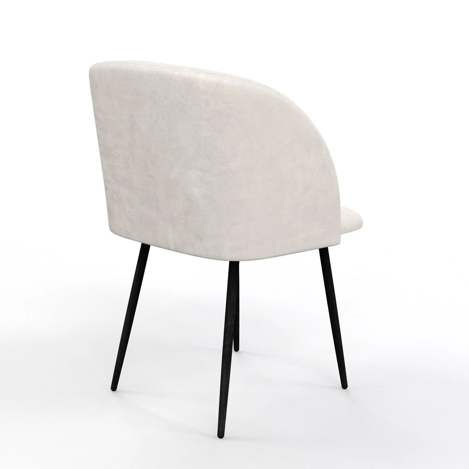 Chaise de salle à manger capitonnée tissu anti-tache-HESTER - Image 46