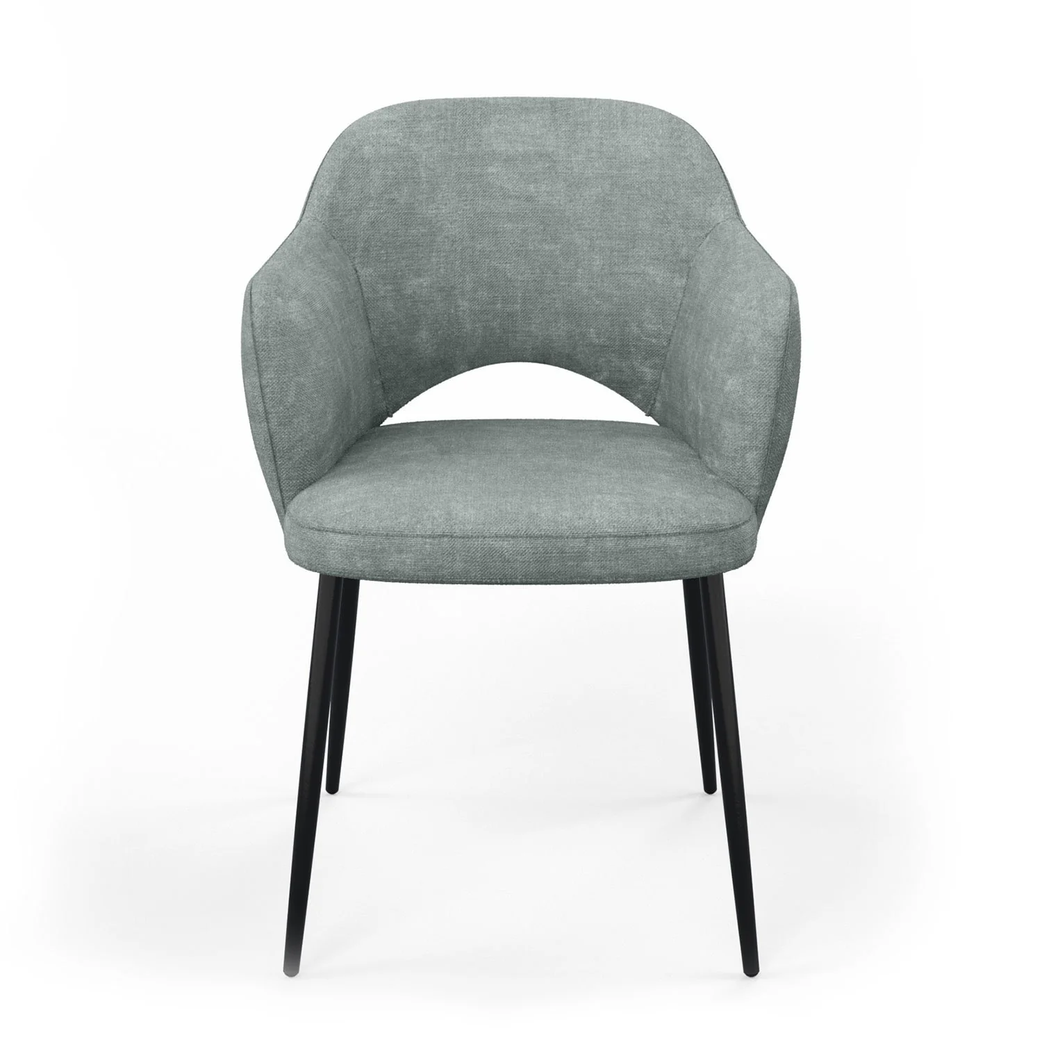 Chaise en tissu, 58x63,5xH80cm - MILLIE - Image 15