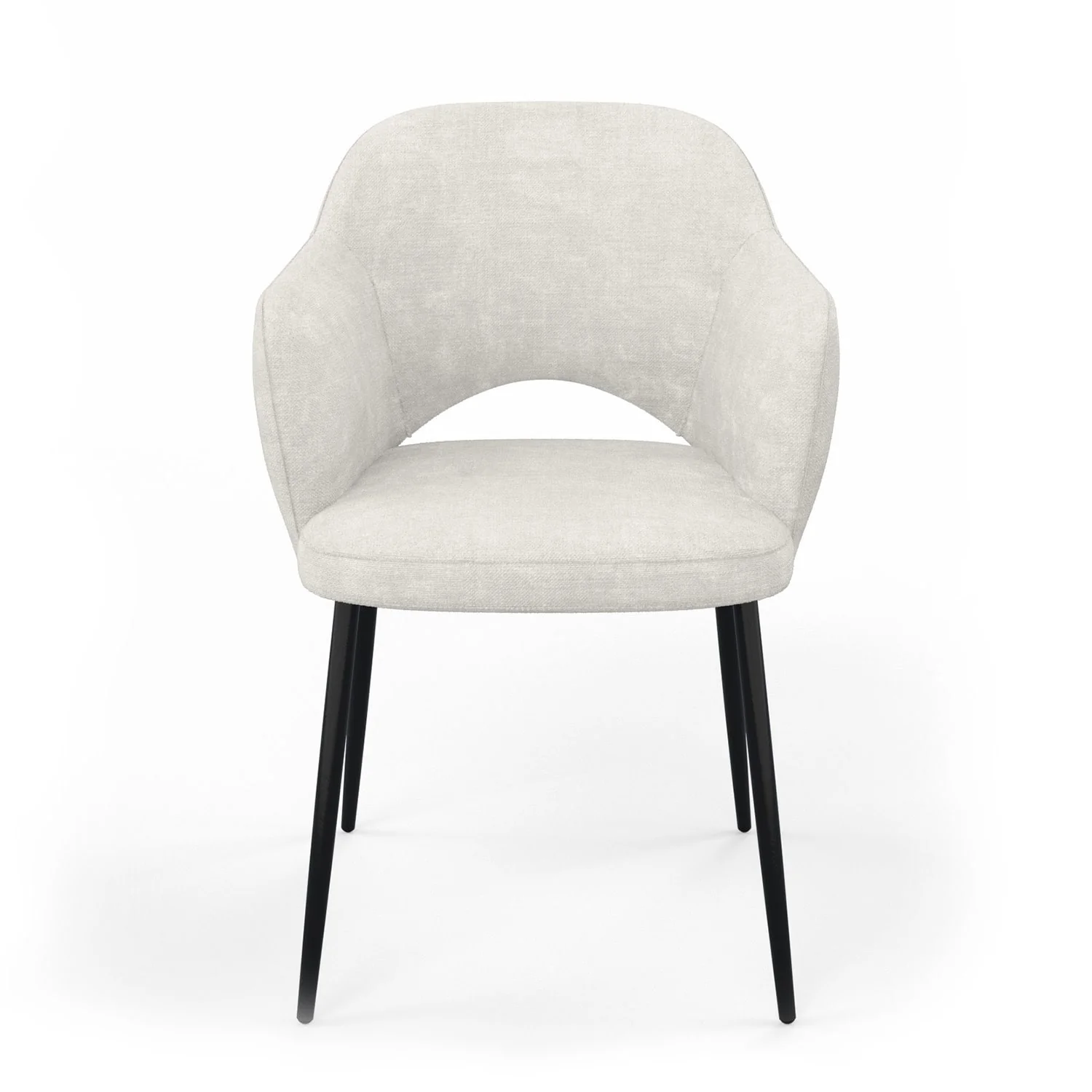 Chaise en tissu, 58x63,5xH80cm - MILLIE - Image 3