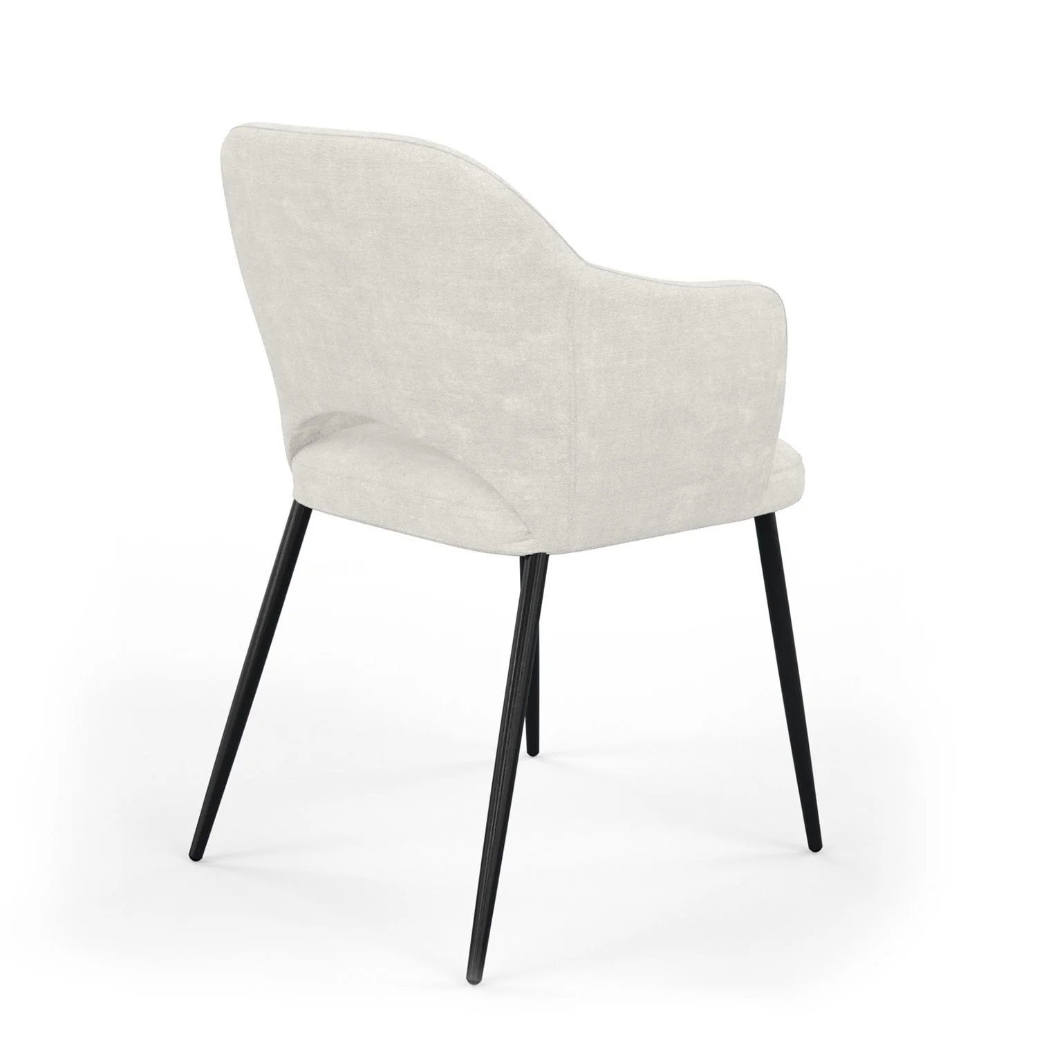 Chaise en tissu, 58x63,5xH80cm - MILLIE - Image 5