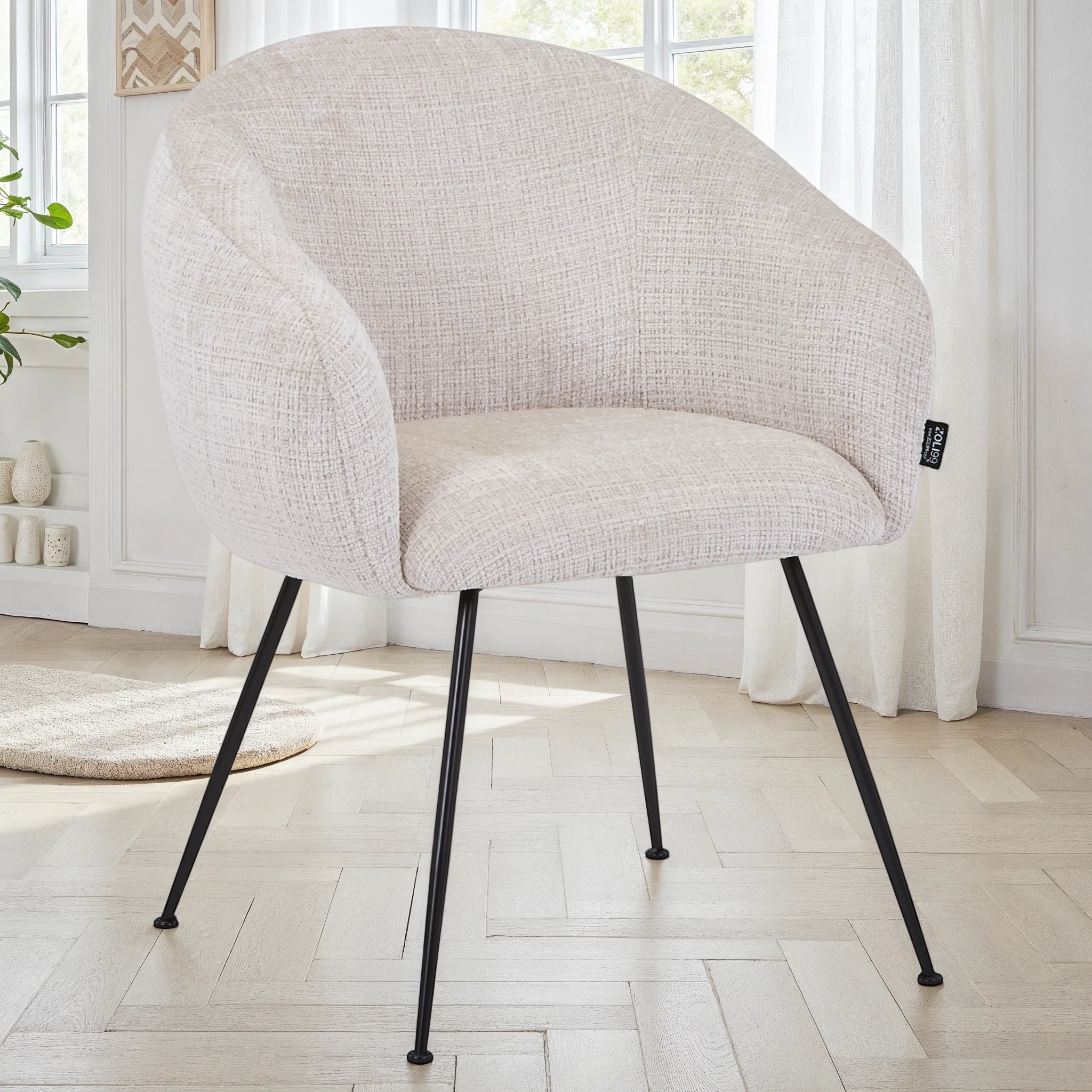 Chaise en tissu, 62x60xH79 cm - CLOUD - Image 31