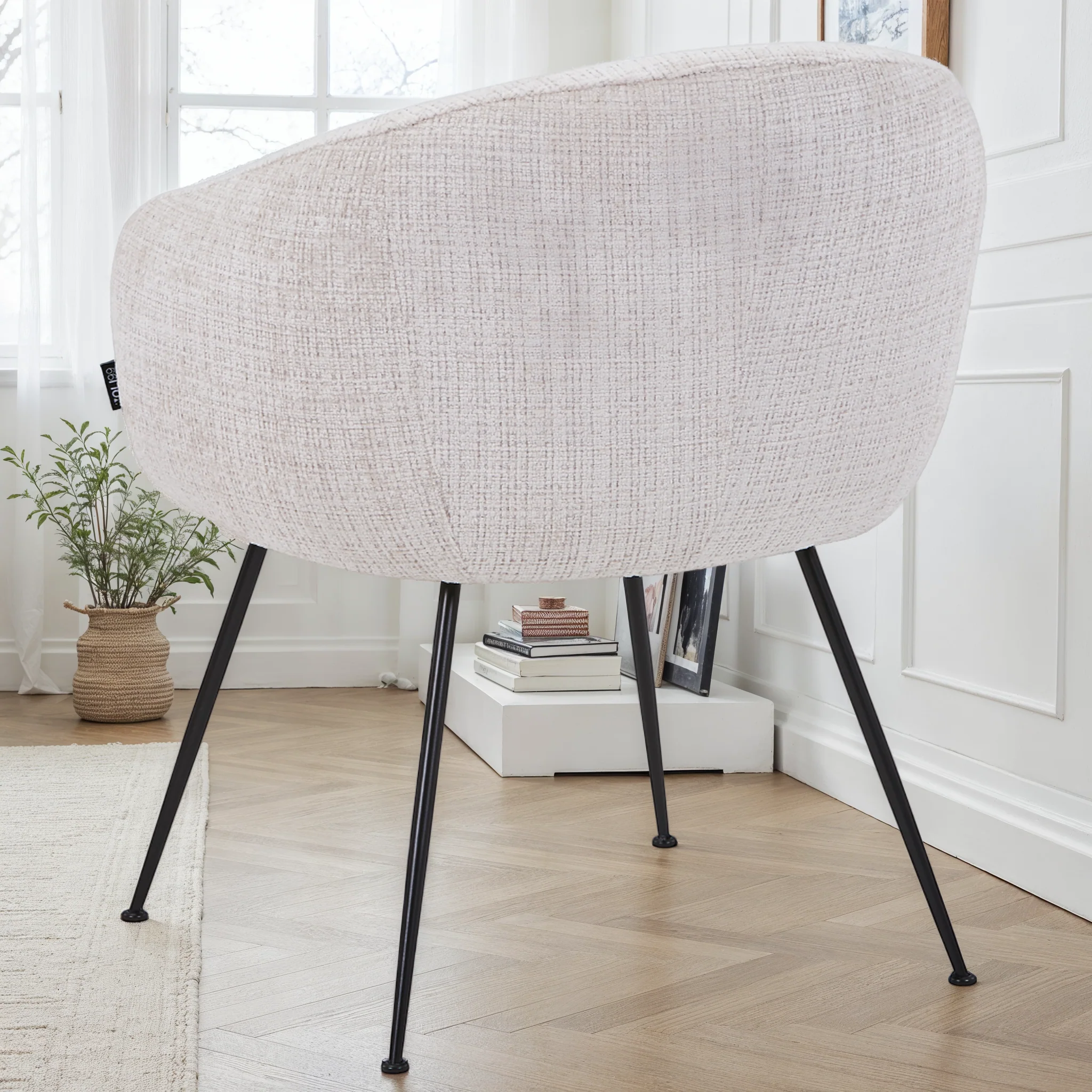 Chaise en tissu, 62x60xH79 cm - CLOUD - Image 34