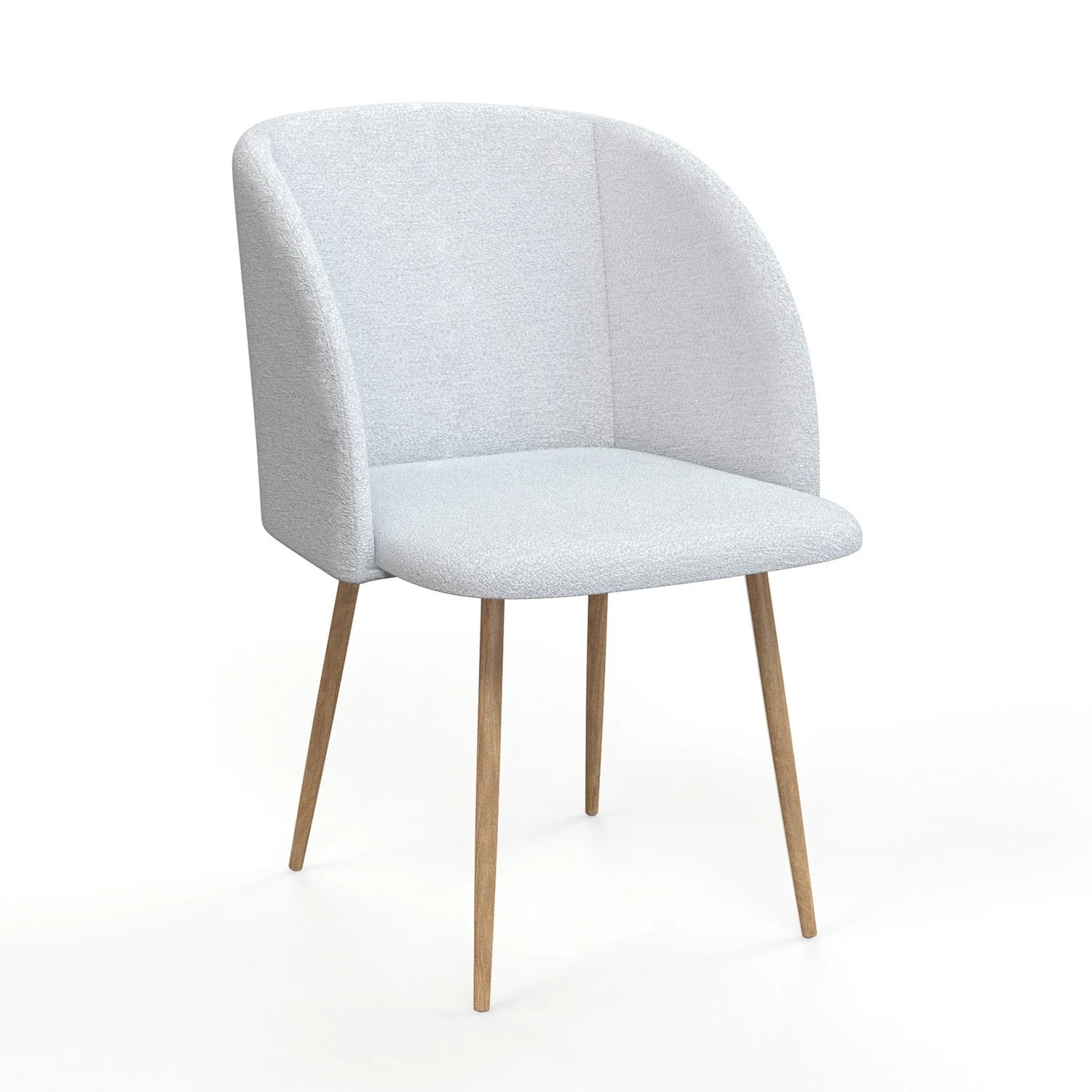 Chaise en velours, 55,5x60xH83 cm - YPOS - Image 14