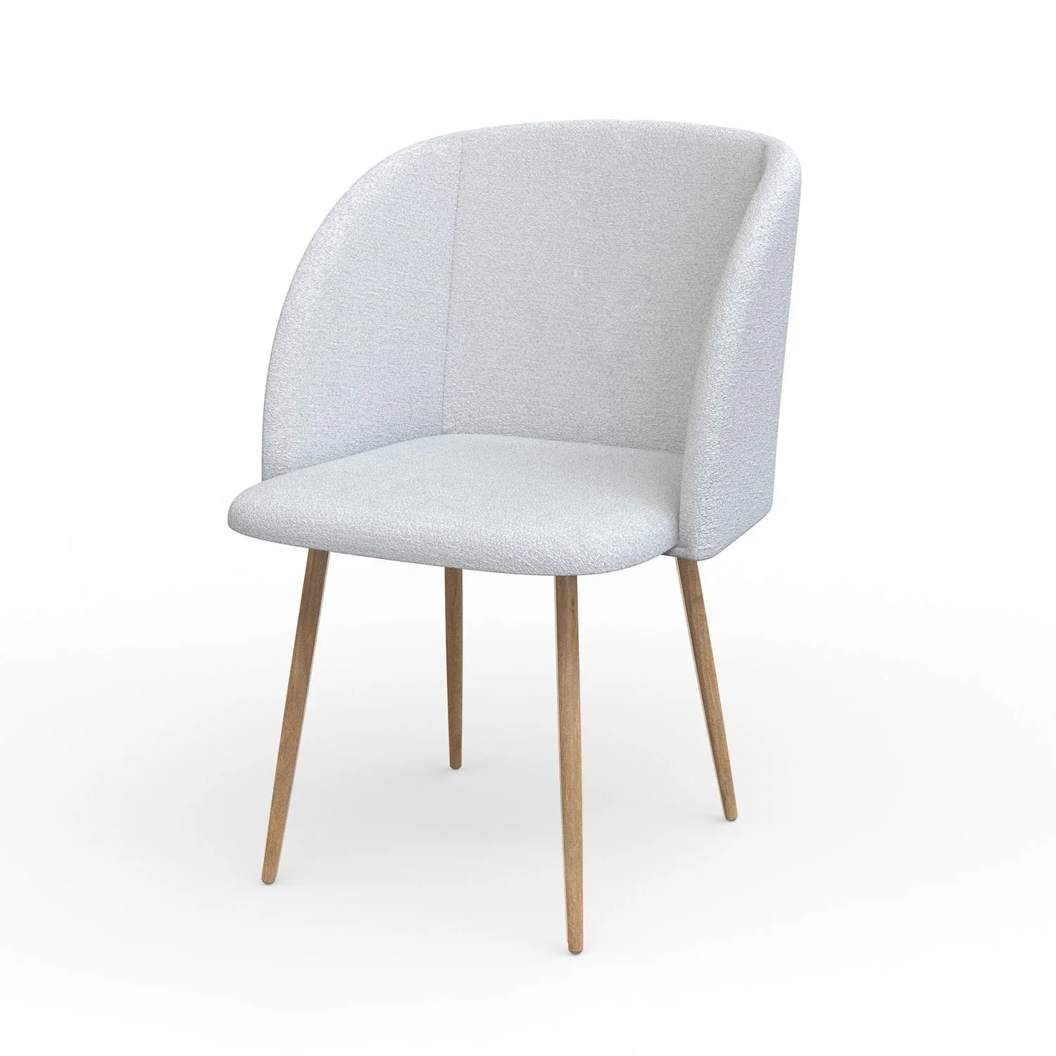 Chaise en velours, 55,5x60xH83 cm - YPOS - Image 16