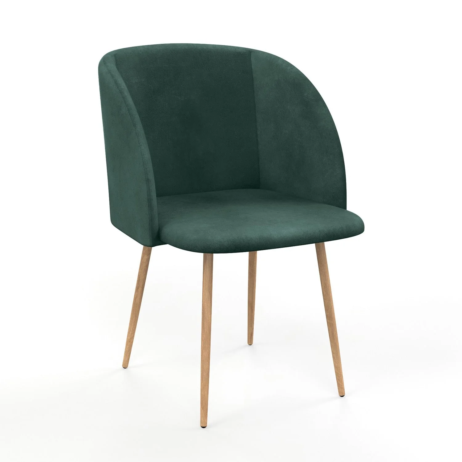 Chaise en velours, 55,5x60xH83 cm - YPOS - Image 20