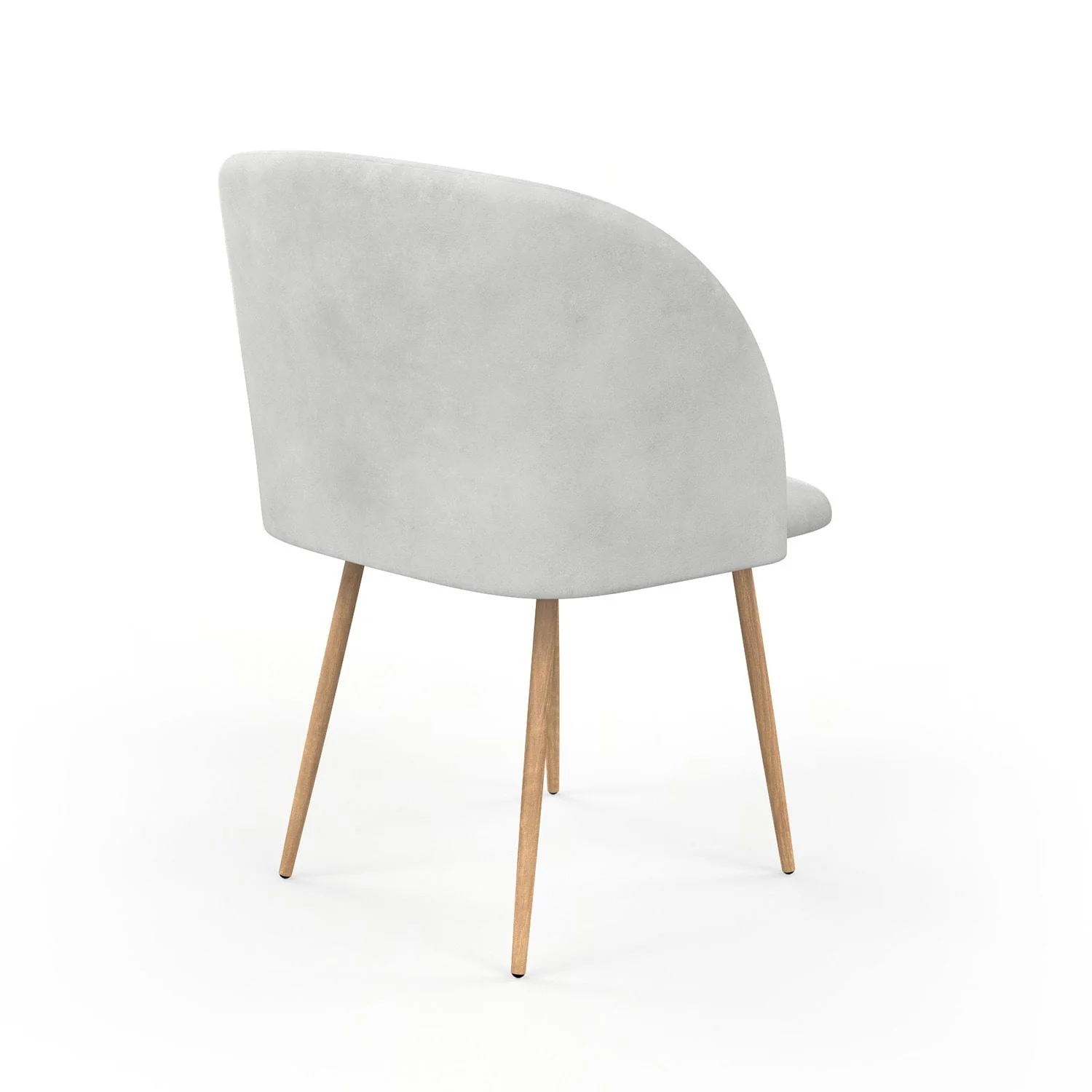 Chaise en velours, 55,5x60xH83 cm - YPOS - Image 31