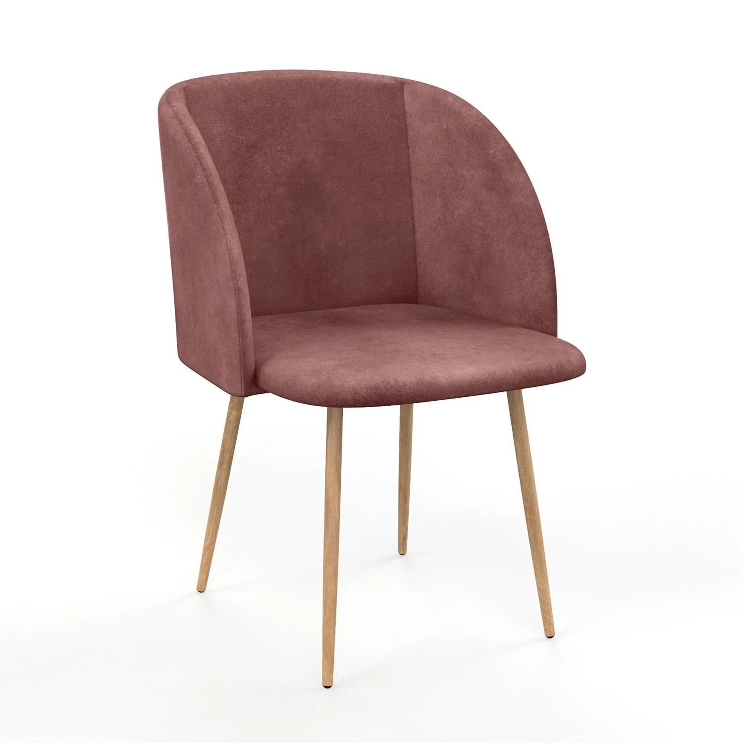 Chaise en velours, 55,5x60xH83 cm - YPOS - Image 38