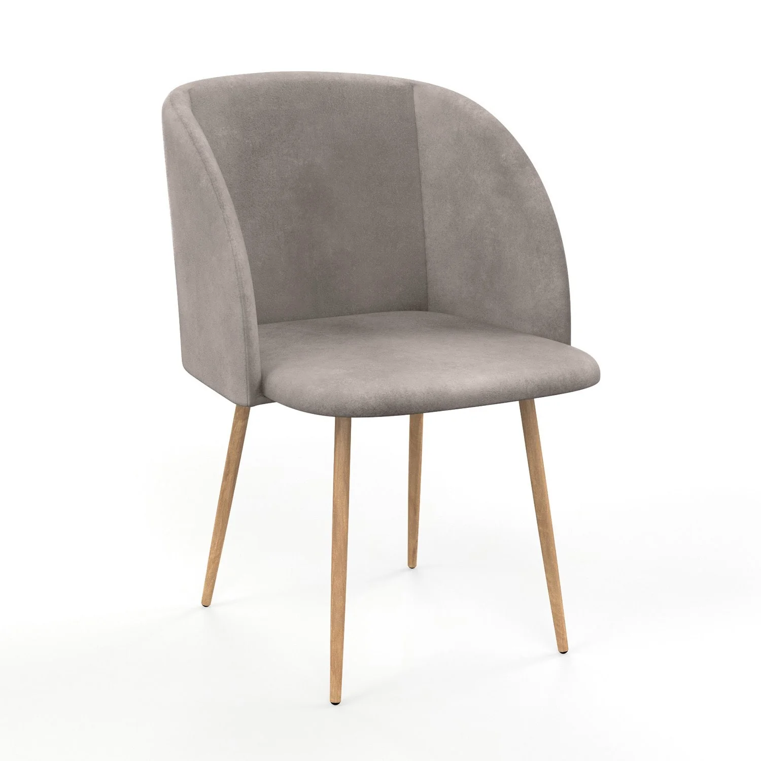 Chaise en velours, 55,5x60xH83 cm - YPOS - Image 44