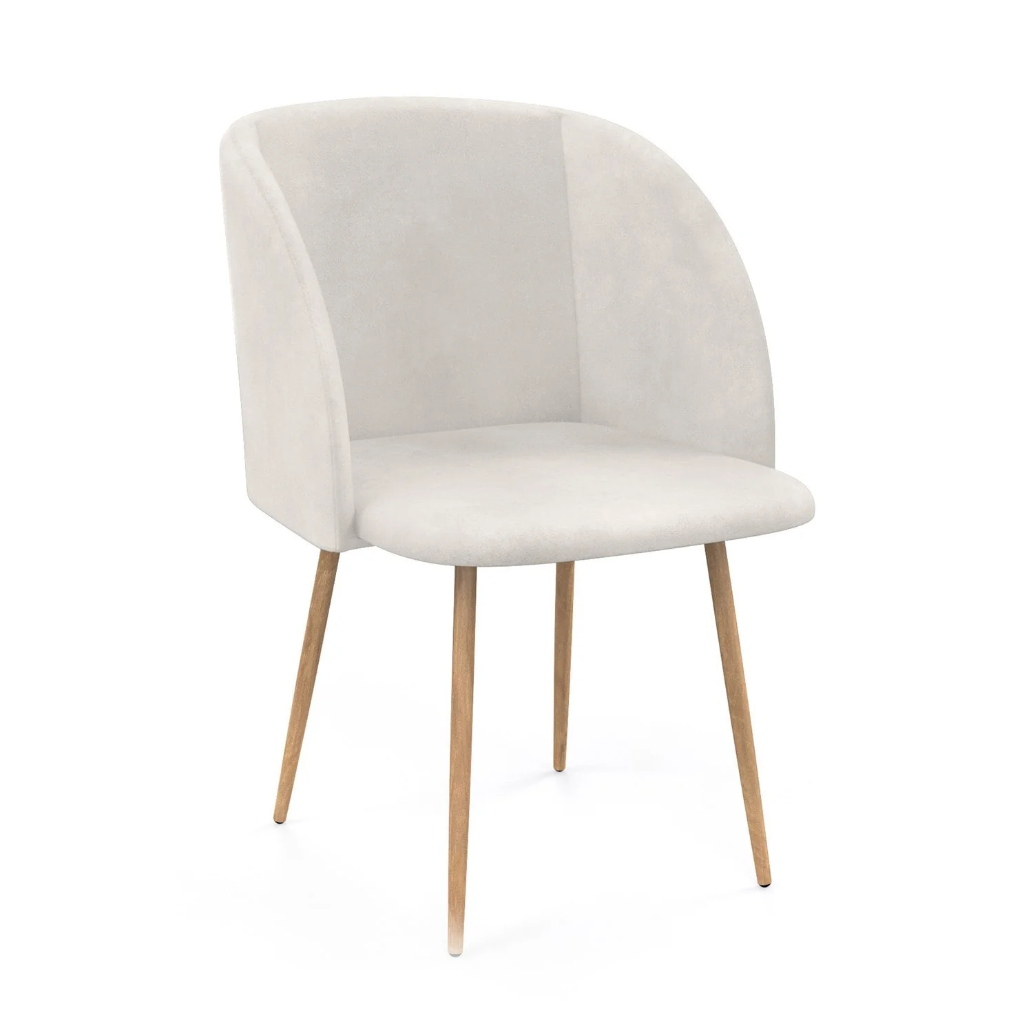 Chaise en velours, 55,5x60xH83 cm - YPOS - Image 48