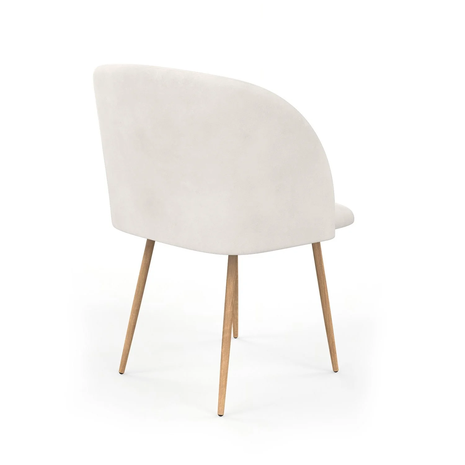 Chaise en velours, 55,5x60xH83 cm - YPOS - Image 49