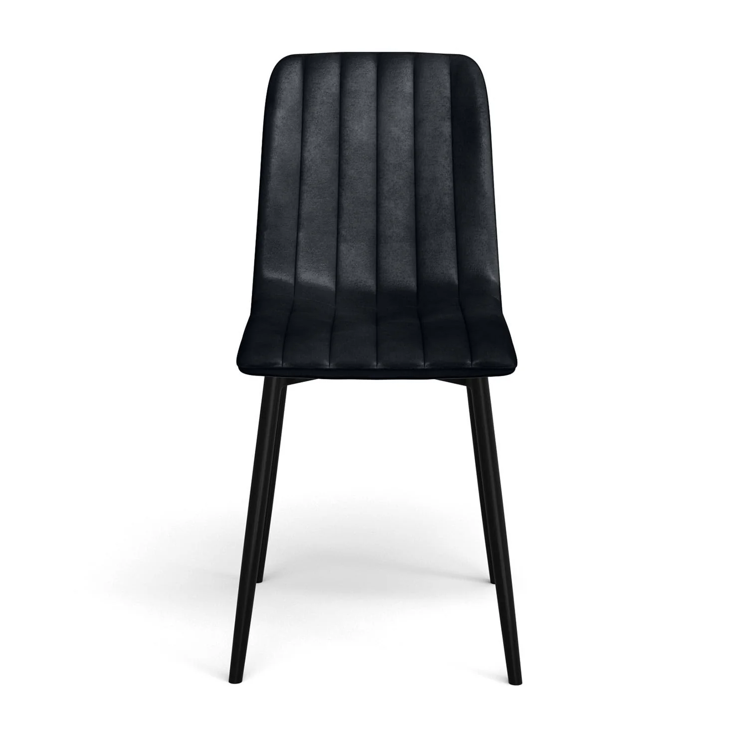 Chaise en velours anti tache rembourrée, 43x53xH91cm-DORIA - Image 14