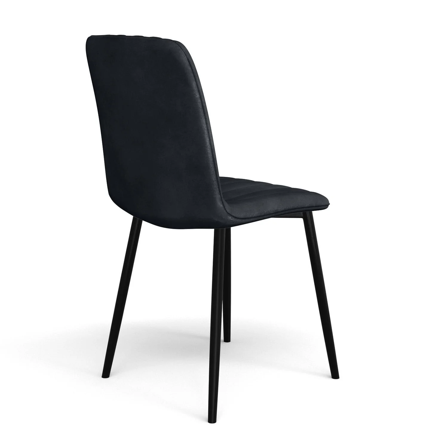 Chaise en velours anti tache rembourrée, 43x53xH91cm-DORIA - Image 16