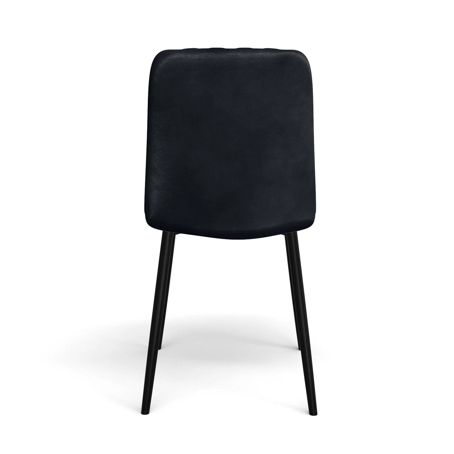 Chaise en velours anti tache rembourrée, 43x53xH91cm-DORIA - Image 17