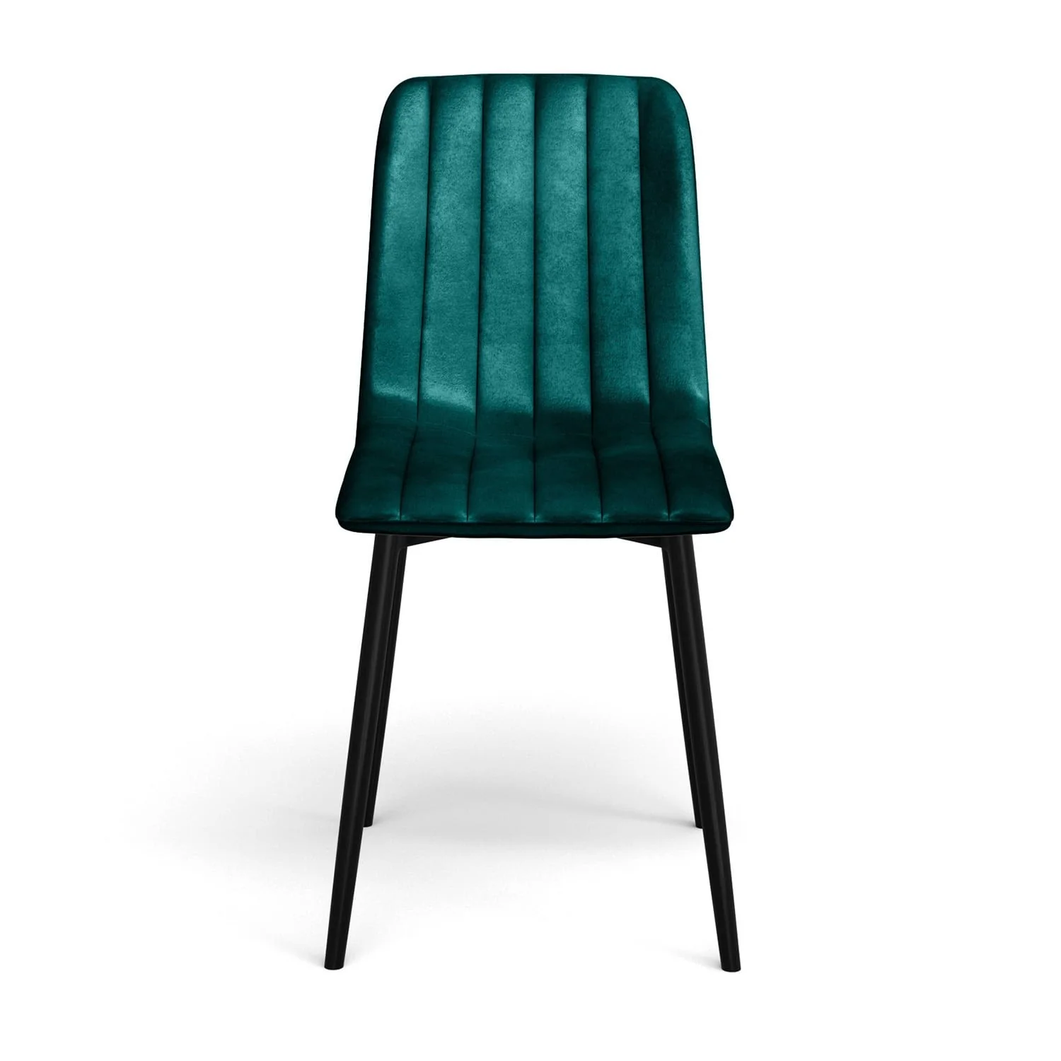 Chaise en velours anti tache rembourrée, 43x53xH91cm-DORIA - Image 20