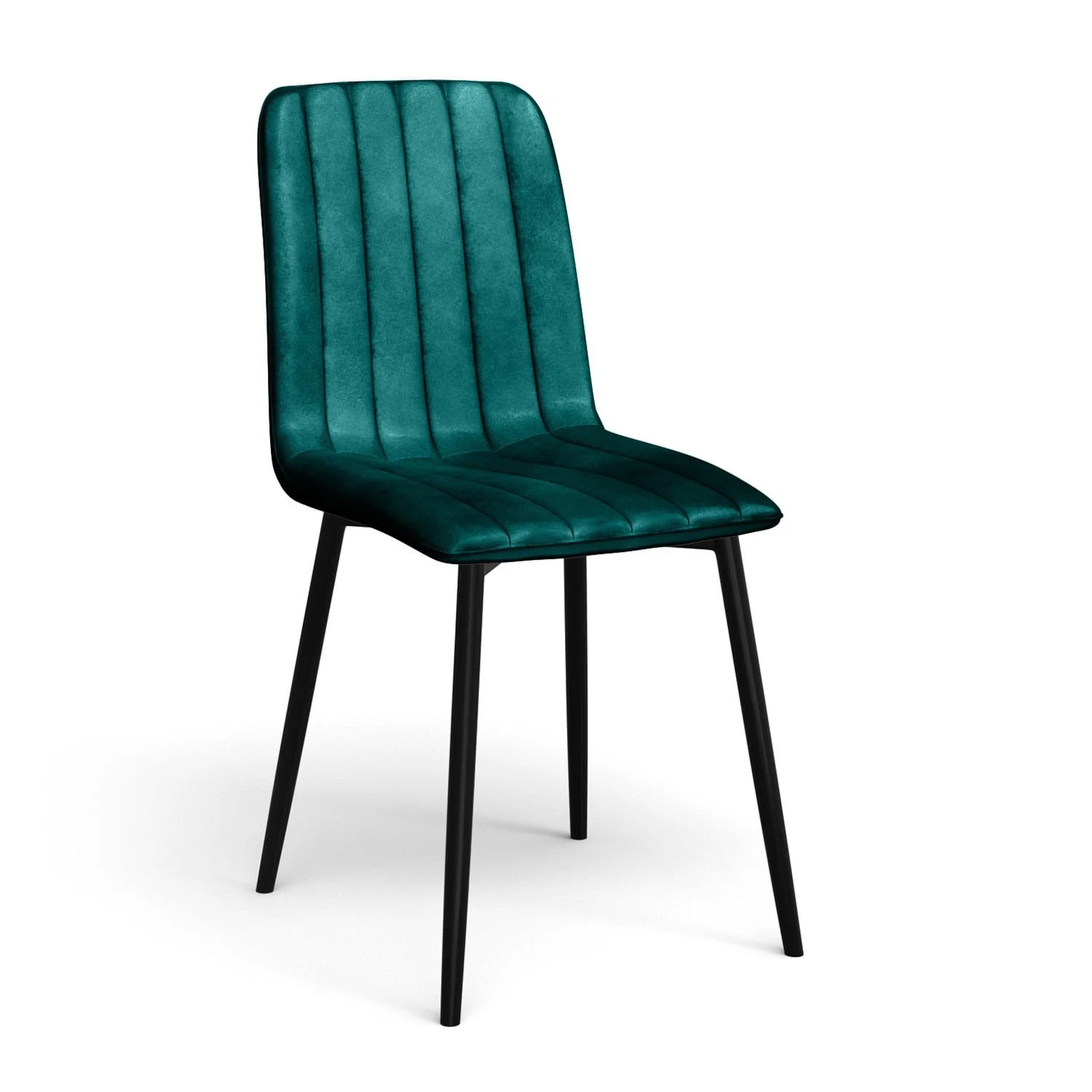 Chaise en velours anti tache rembourrée, 43x53xH91cm-DORIA - Image 21