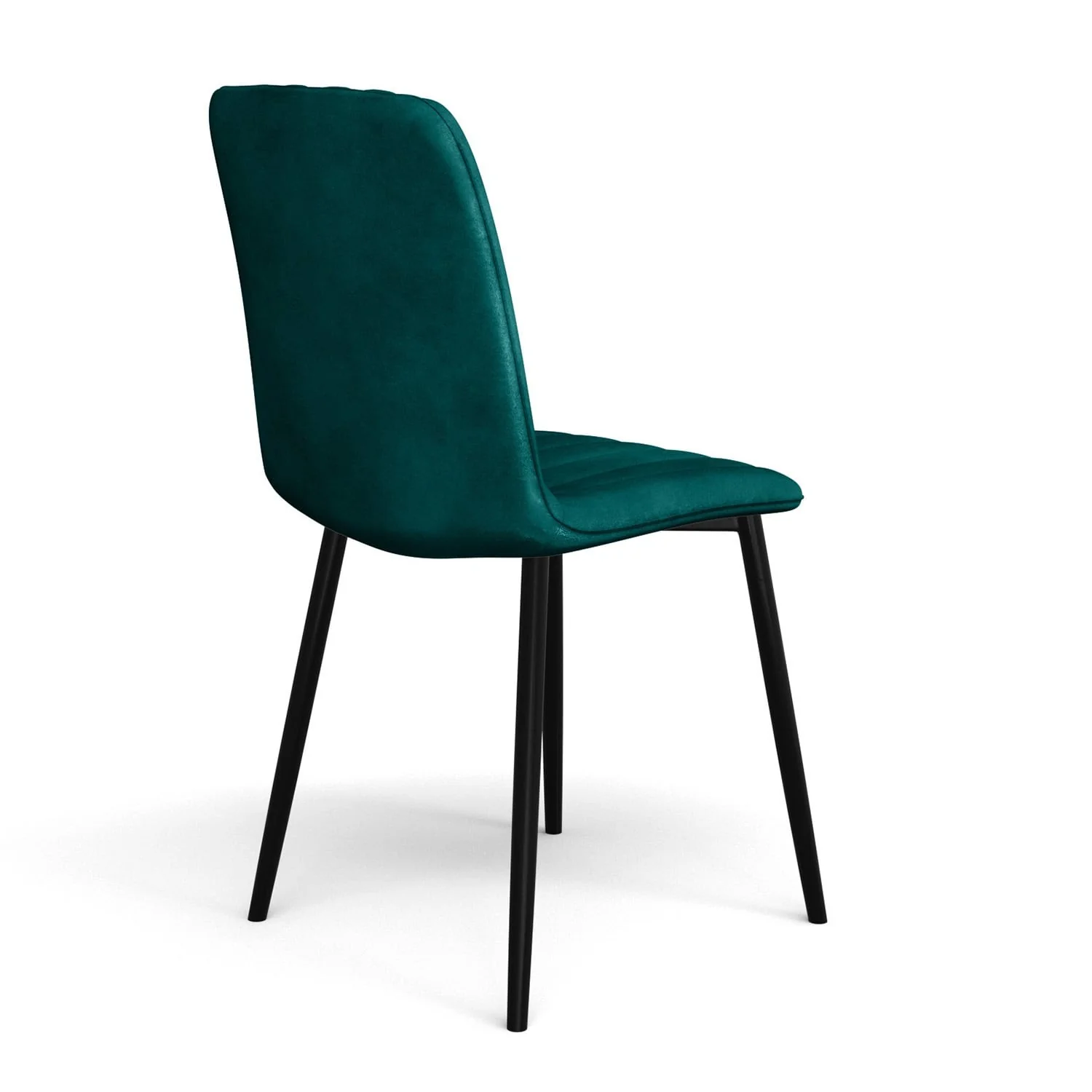 Chaise en velours anti tache rembourrée, 43x53xH91cm-DORIA - Image 22