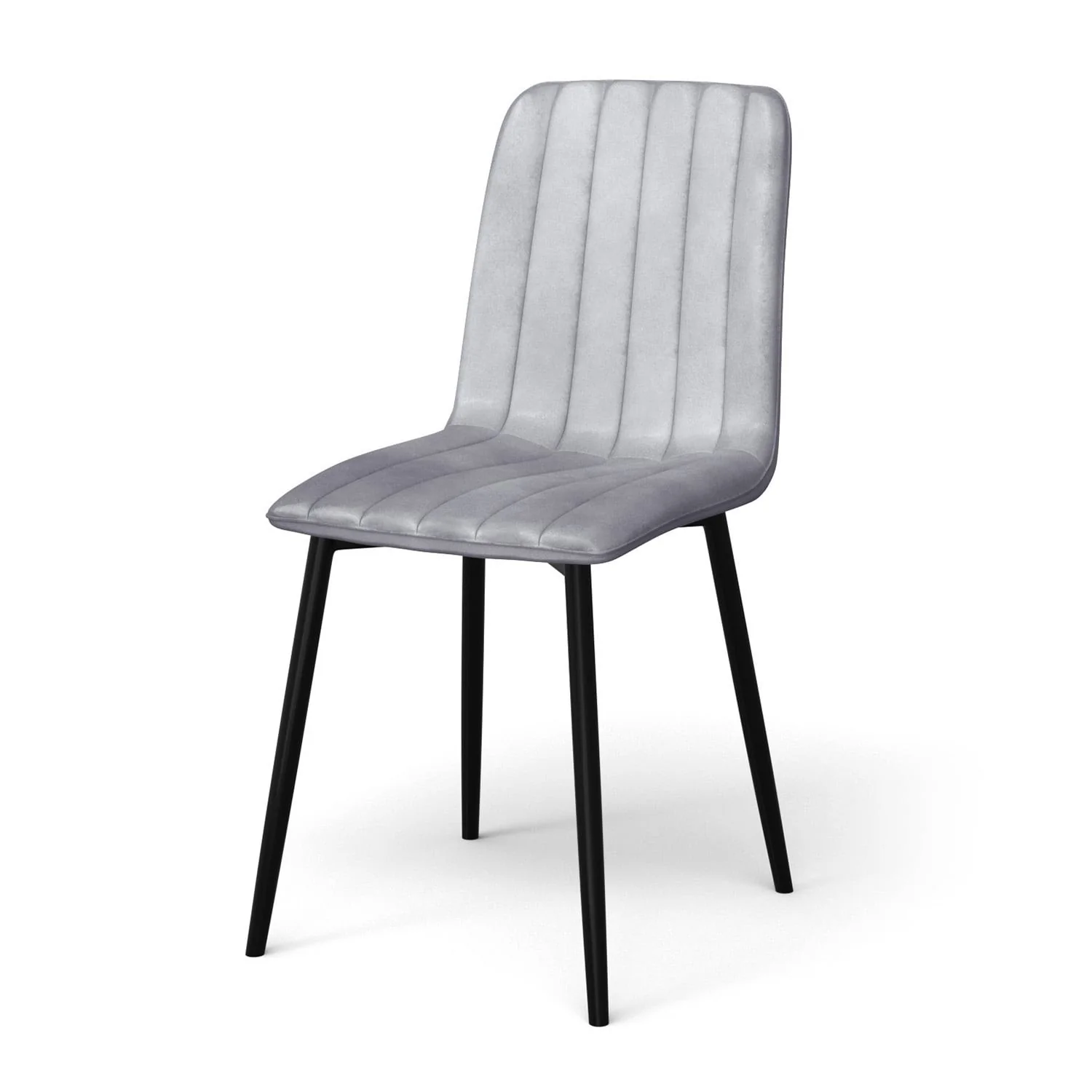 Chaise en velours anti tache rembourrée, 43x53xH91cm-DORIA - Image 25