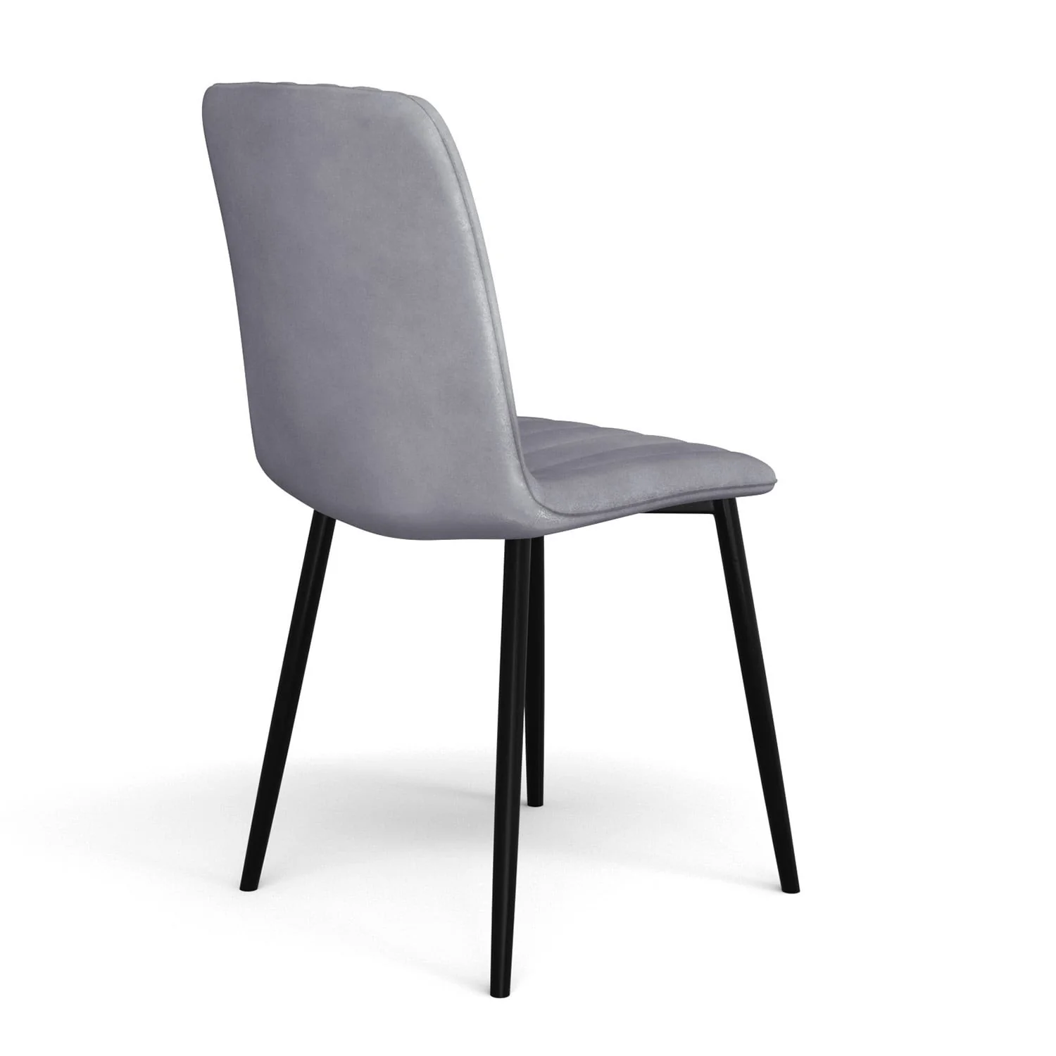 Chaise en velours anti tache rembourrée, 43x53xH91cm-DORIA - Image 28