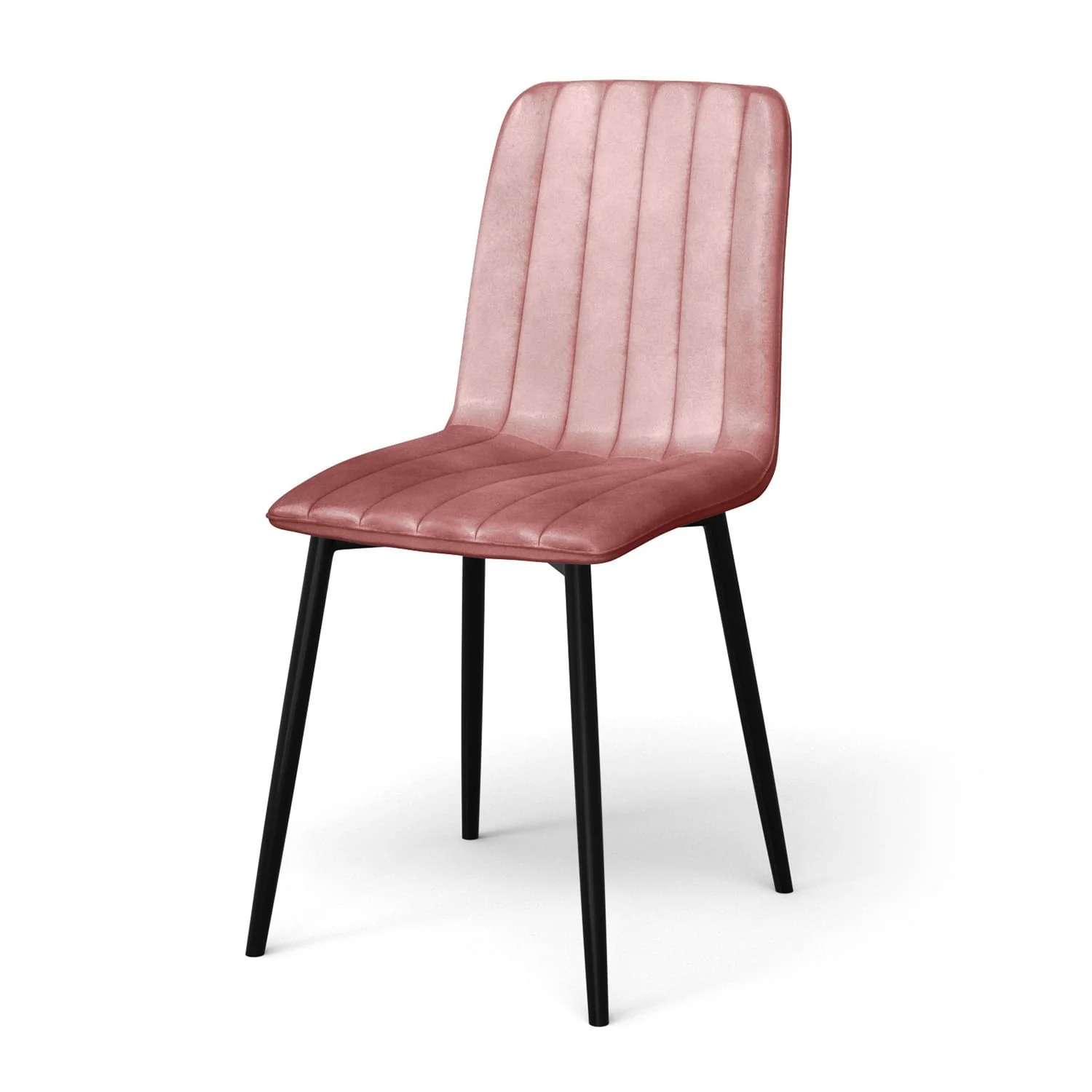 Chaise en velours anti tache rembourrée, 43x53xH91cm-DORIA - Image 31