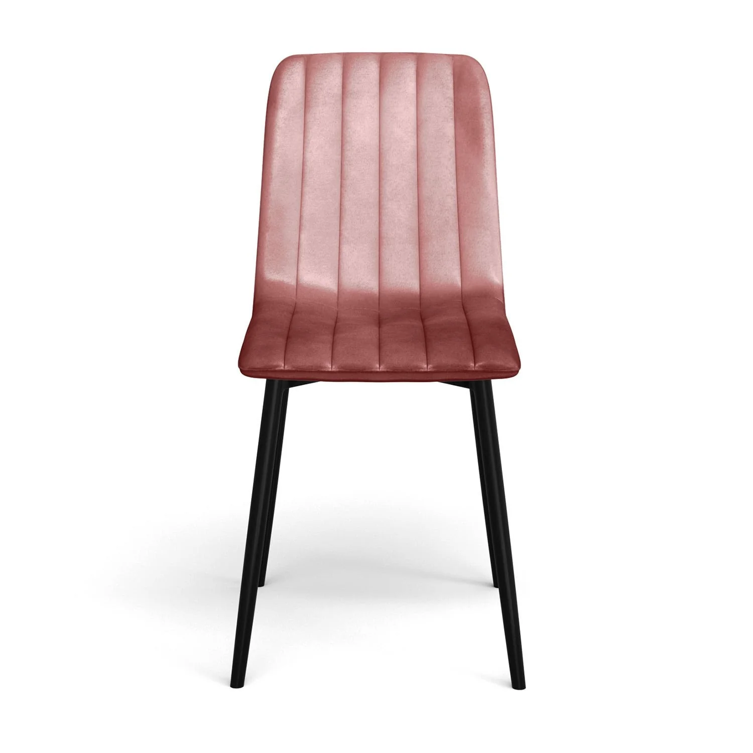 Chaise en velours anti tache rembourrée, 43x53xH91cm-DORIA - Image 32