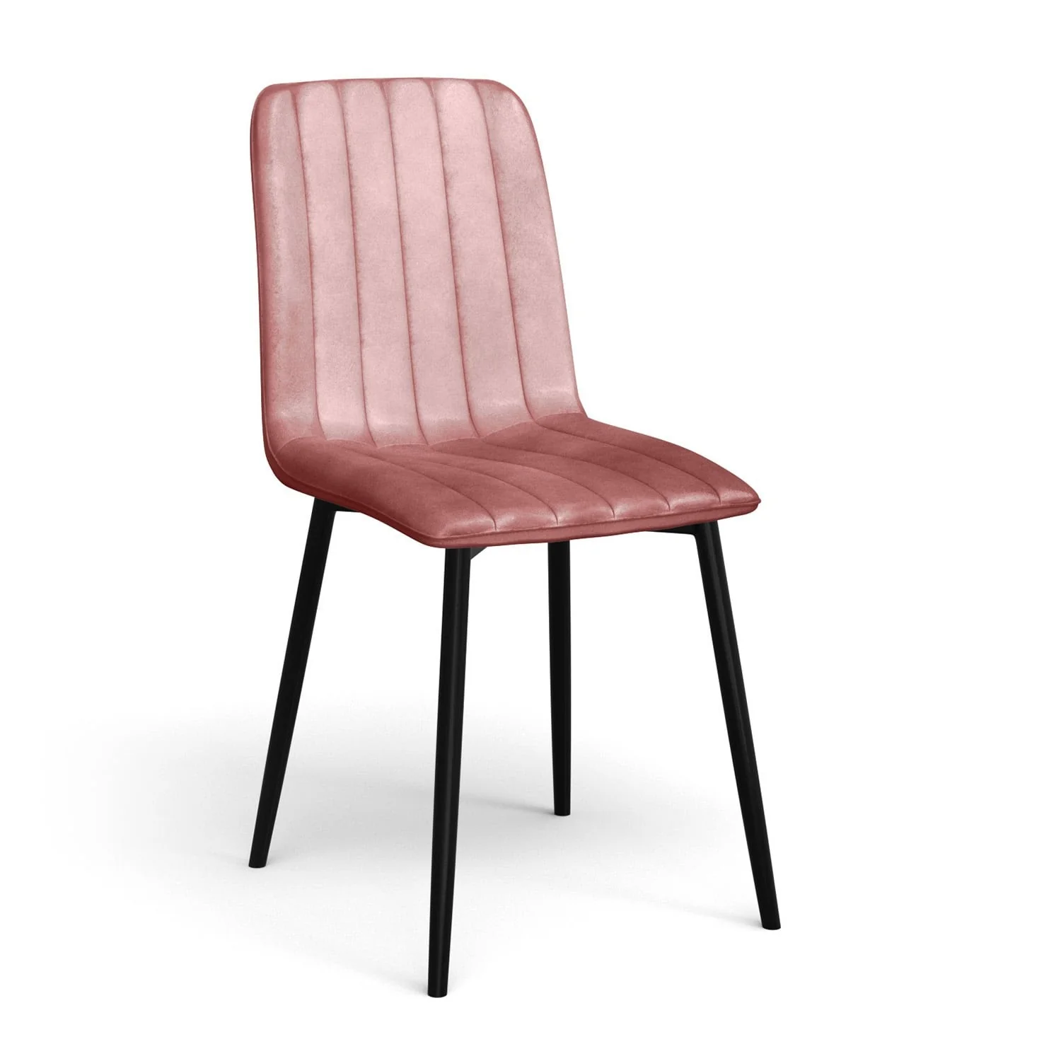 Chaise en velours anti tache rembourrée, 43x53xH91cm-DORIA - Image 33