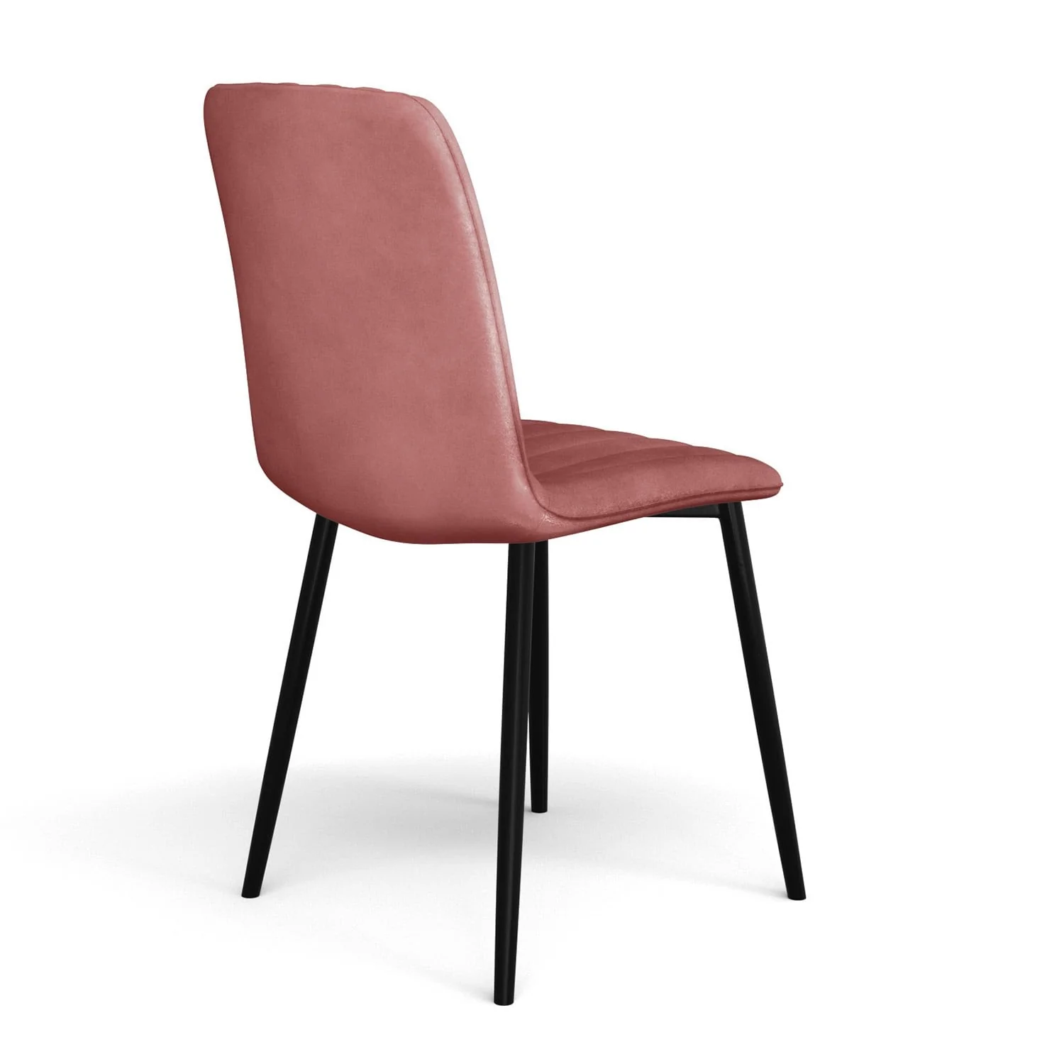 Chaise en velours anti tache rembourrée, 43x53xH91cm-DORIA - Image 34