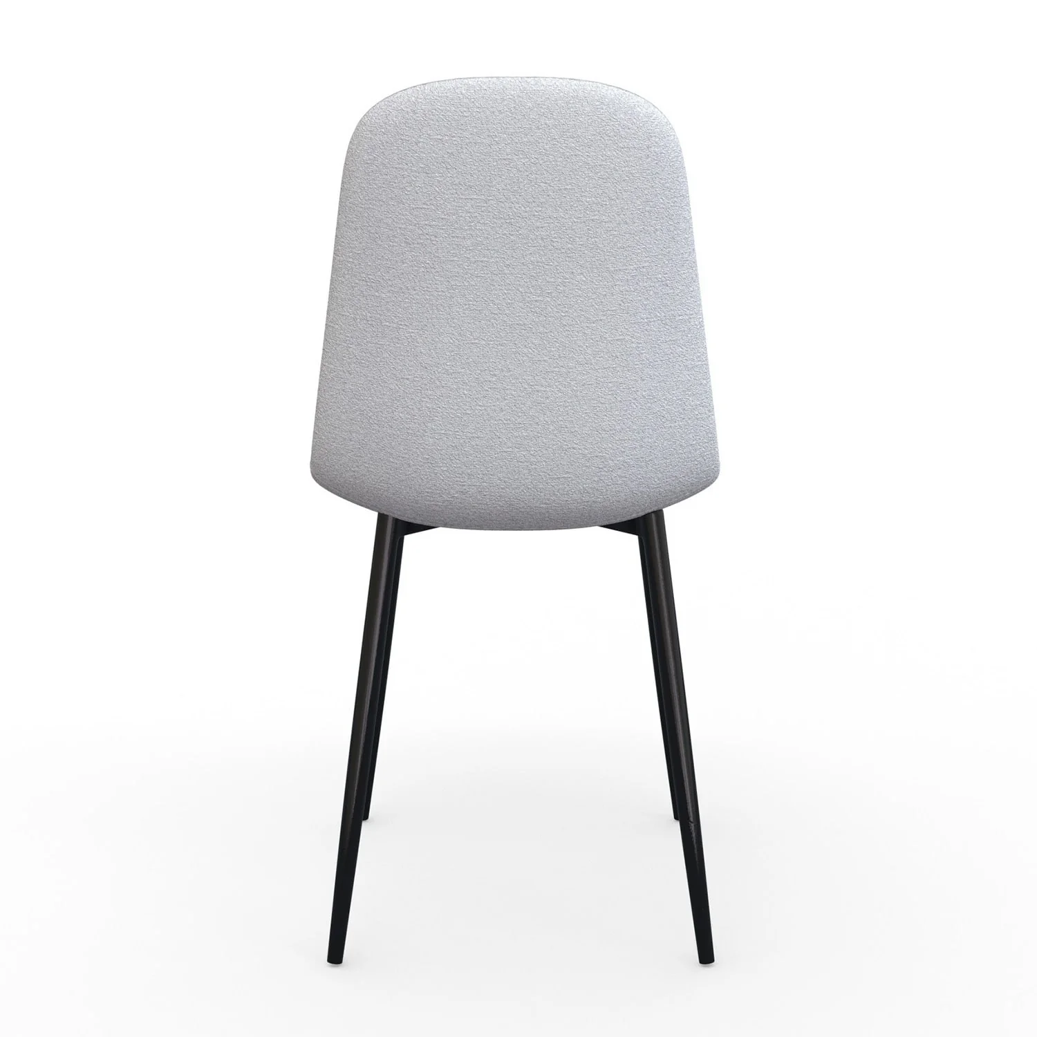 Chaise KLARY style scandinave en velours, pieds noirs - Image 10