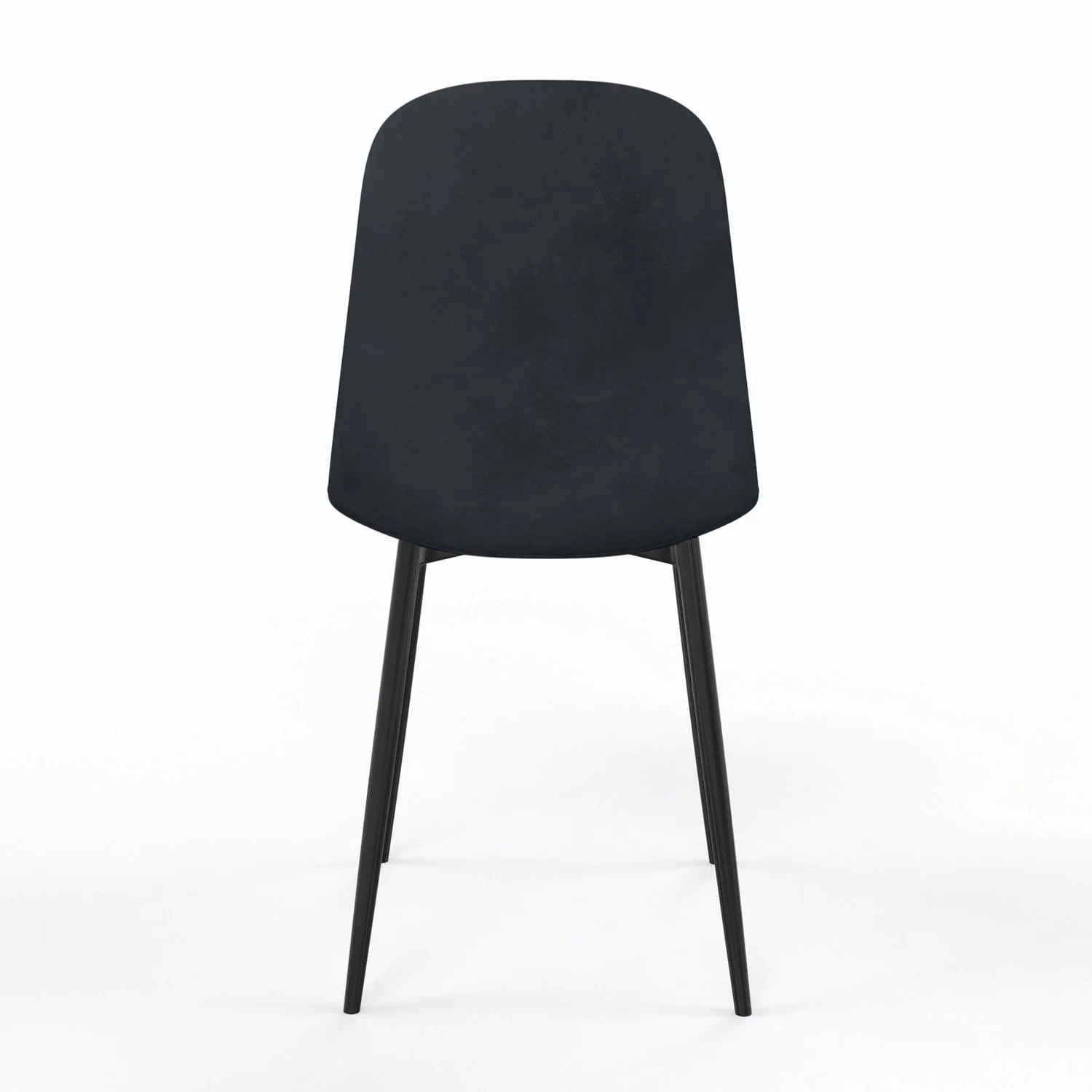 Chaise KLARY style scandinave en velours, pieds noirs - Image 15