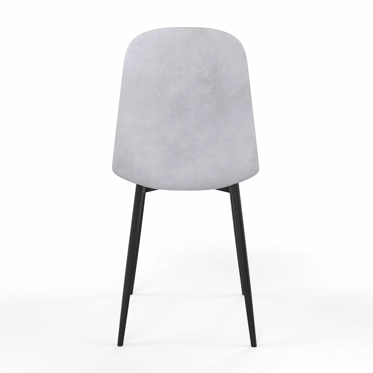 Chaise KLARY style scandinave en velours, pieds noirs - Image 20