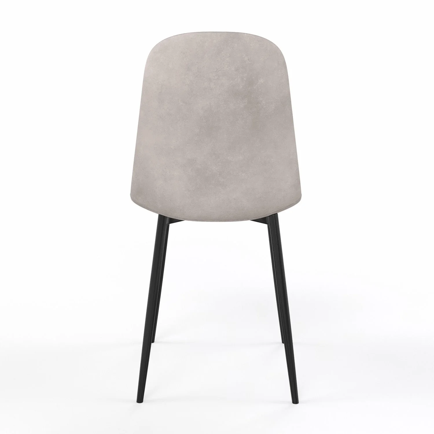 Chaise KLARY style scandinave en velours, pieds noirs - Image 30