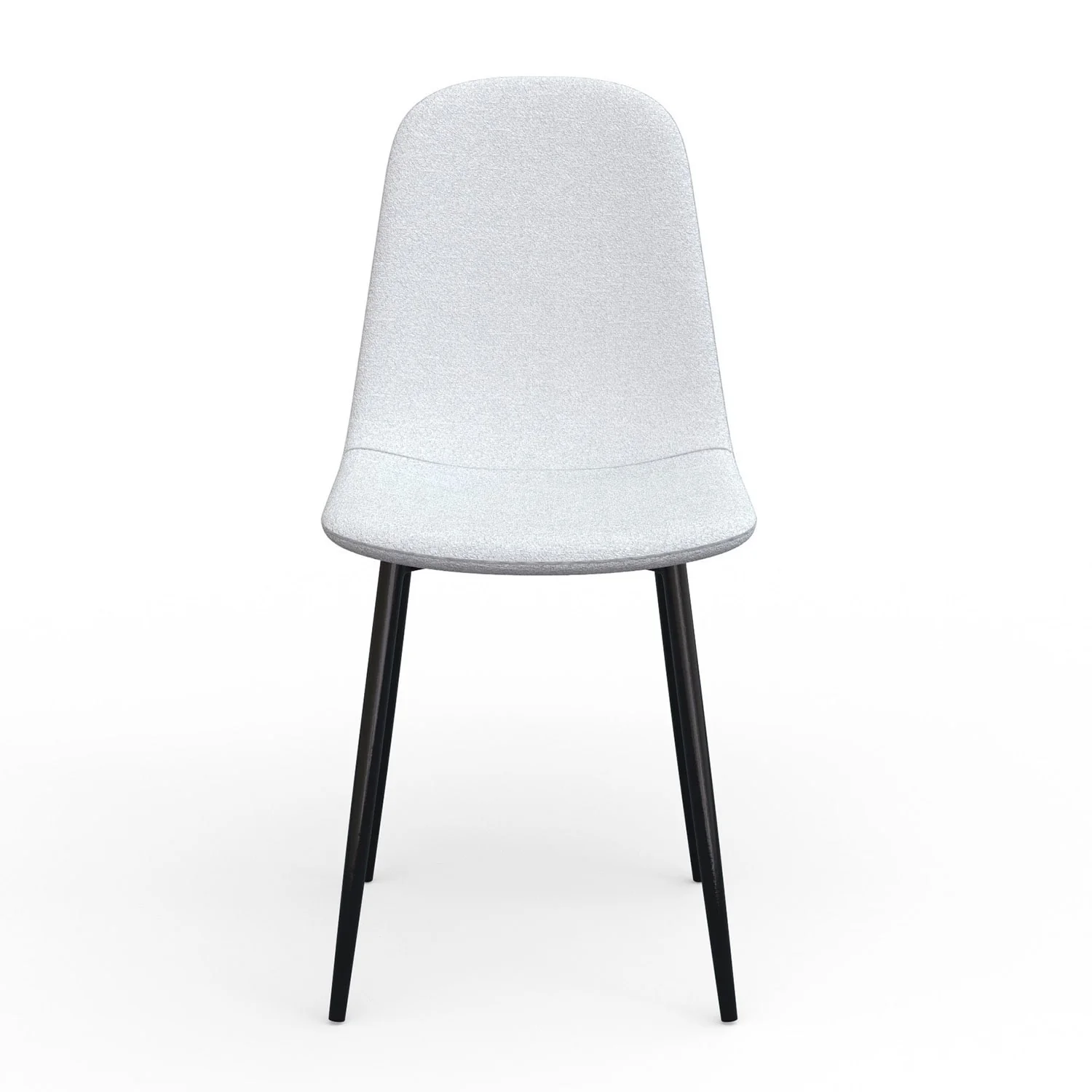 Chaise KLARY style scandinave en velours, pieds noirs - Image 7