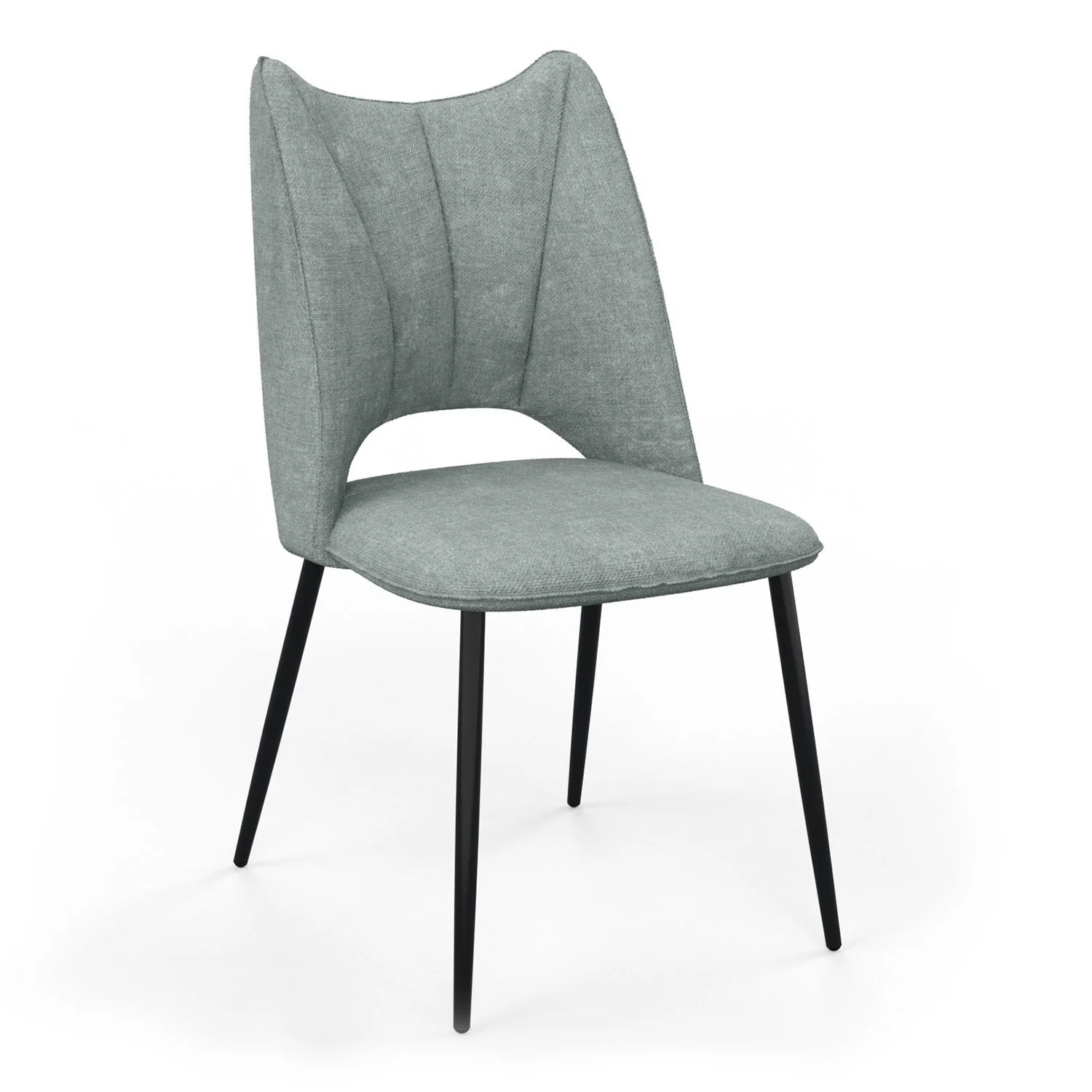 Chaise orthopédique en tissu, 51,5x60xH95,5cm - MADDY - Image 17