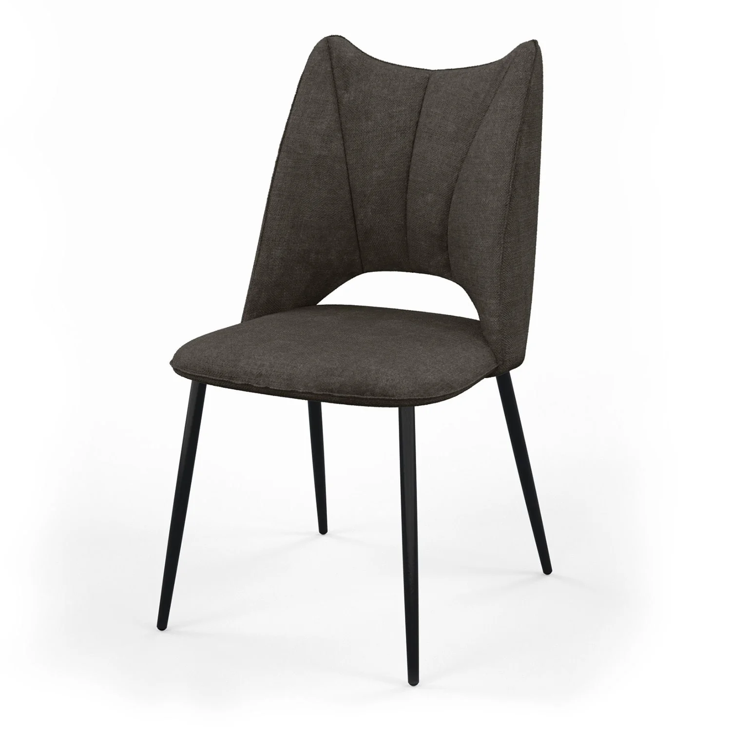 Chaise orthopédique en tissu, 51,5x60xH95,5cm - MADDY - Image 25