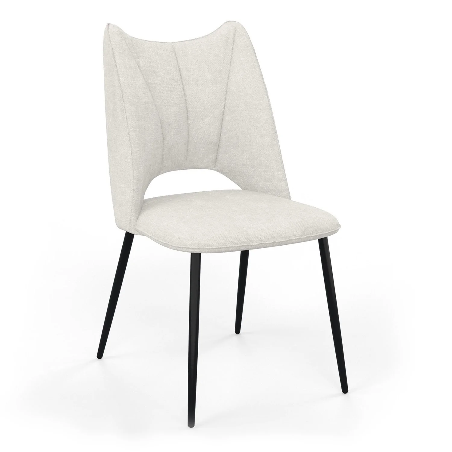 Chaise orthopédique en tissu, 51,5x60xH95,5cm - MADDY - Image 29