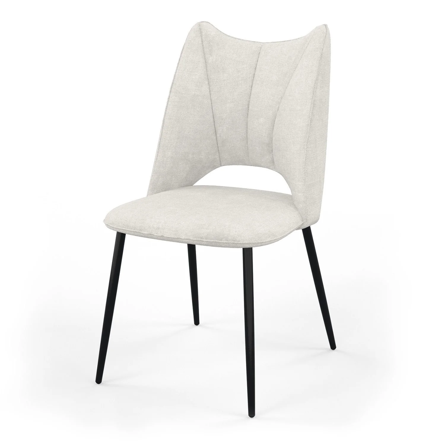 Chaise orthopédique en tissu, 51,5x60xH95,5cm - MADDY - Image 31