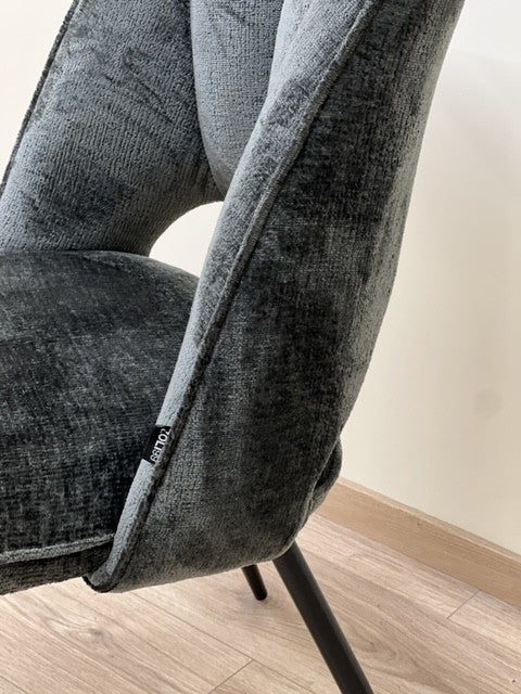 Chaise orthopédique en tissu, 51,5x60xH95,5cm - MADDY - Image 33