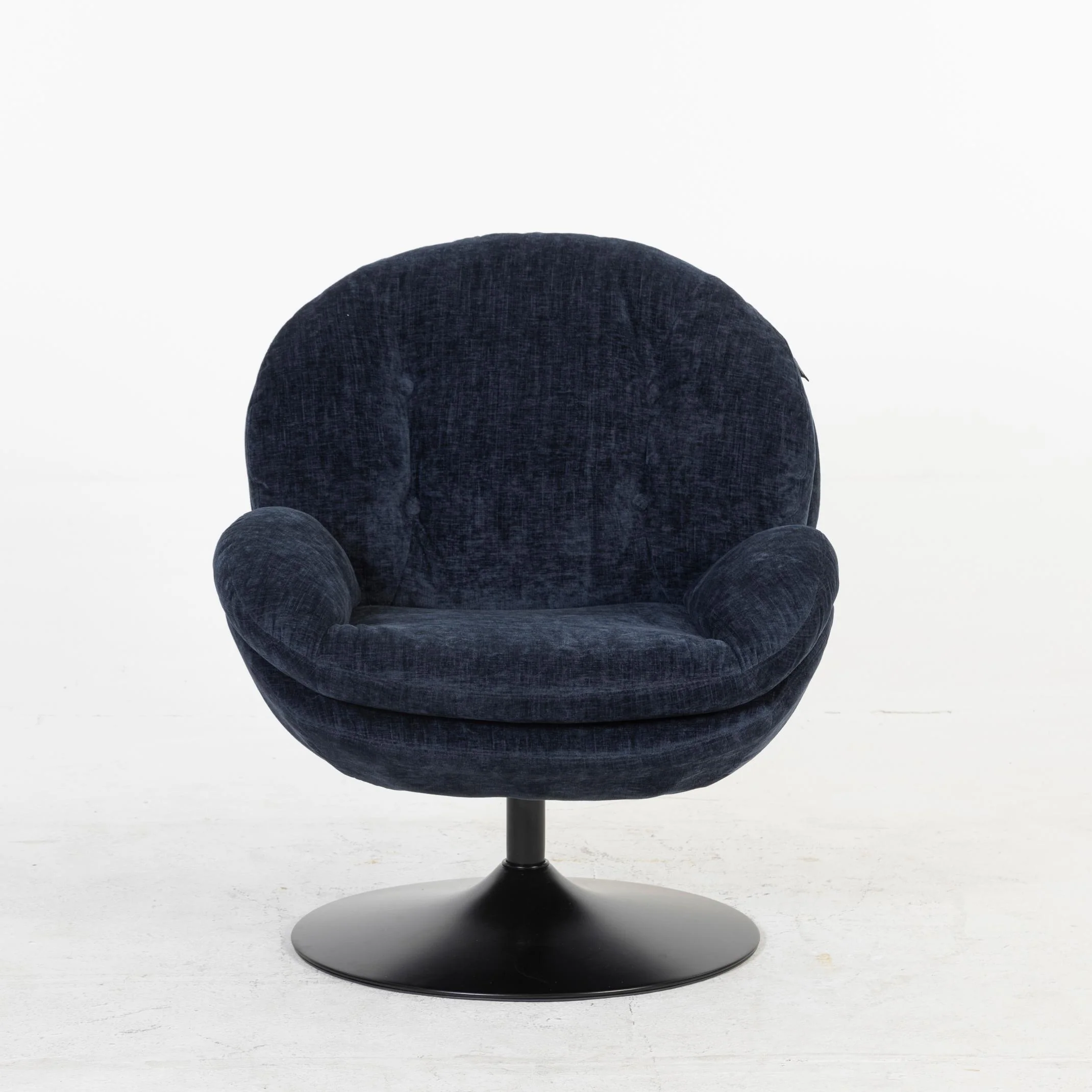 Milo Fauteuil rond design pivotant en tissu haute qualité, 85x70xH89CM - Image 10